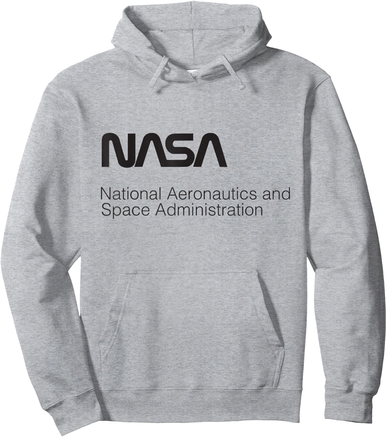 NASA National Aeronautics And Space Administration Hoodie - Hoodie | Ash