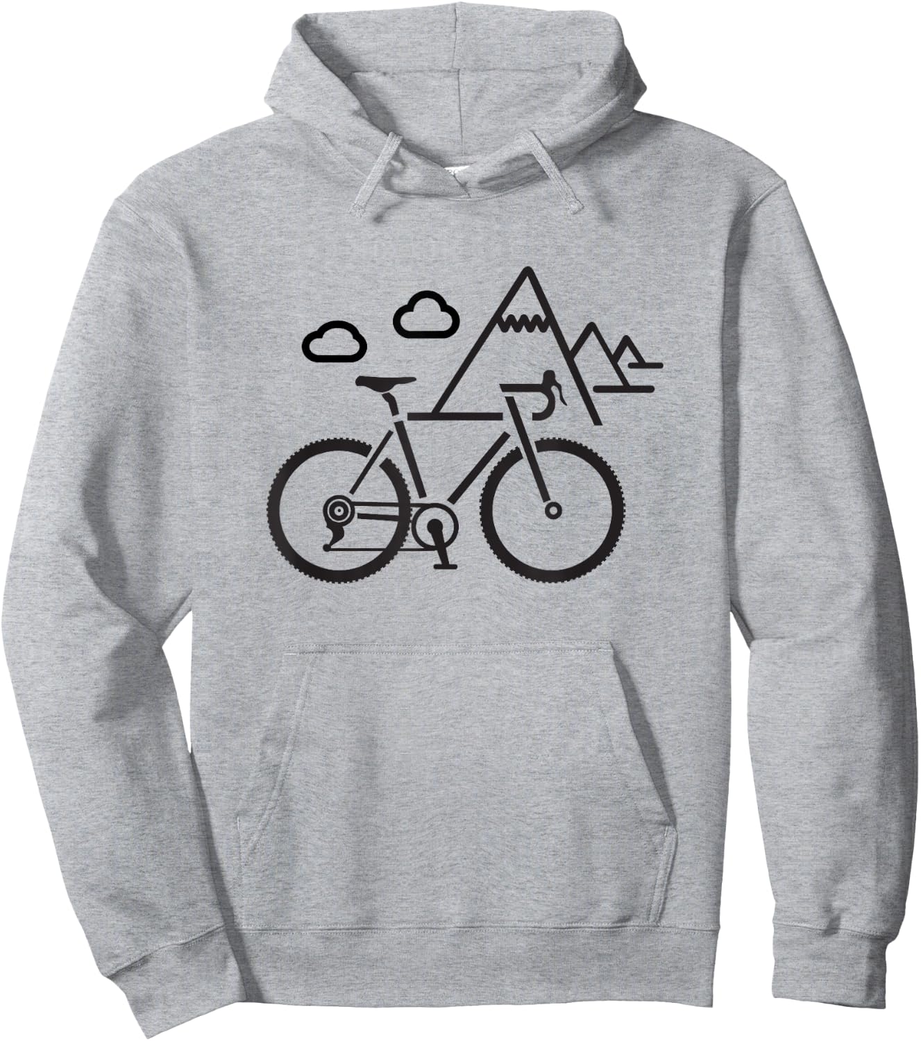 Gravel Cycling Bikepacking Mountain Biking Bike Hoodie - Hoodie | Ash