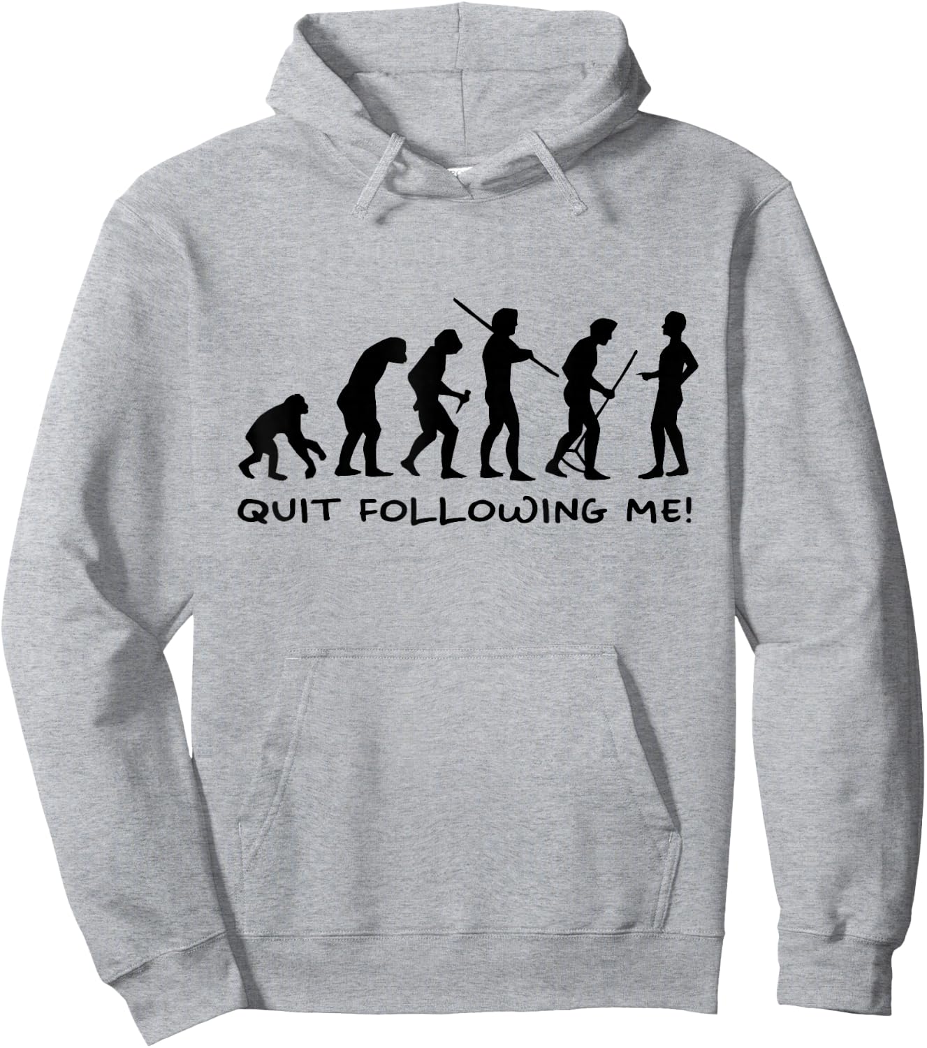 Funny Human Evolution Anthropology Science Men Women Gifts Hoodie - Hoodie | Ash