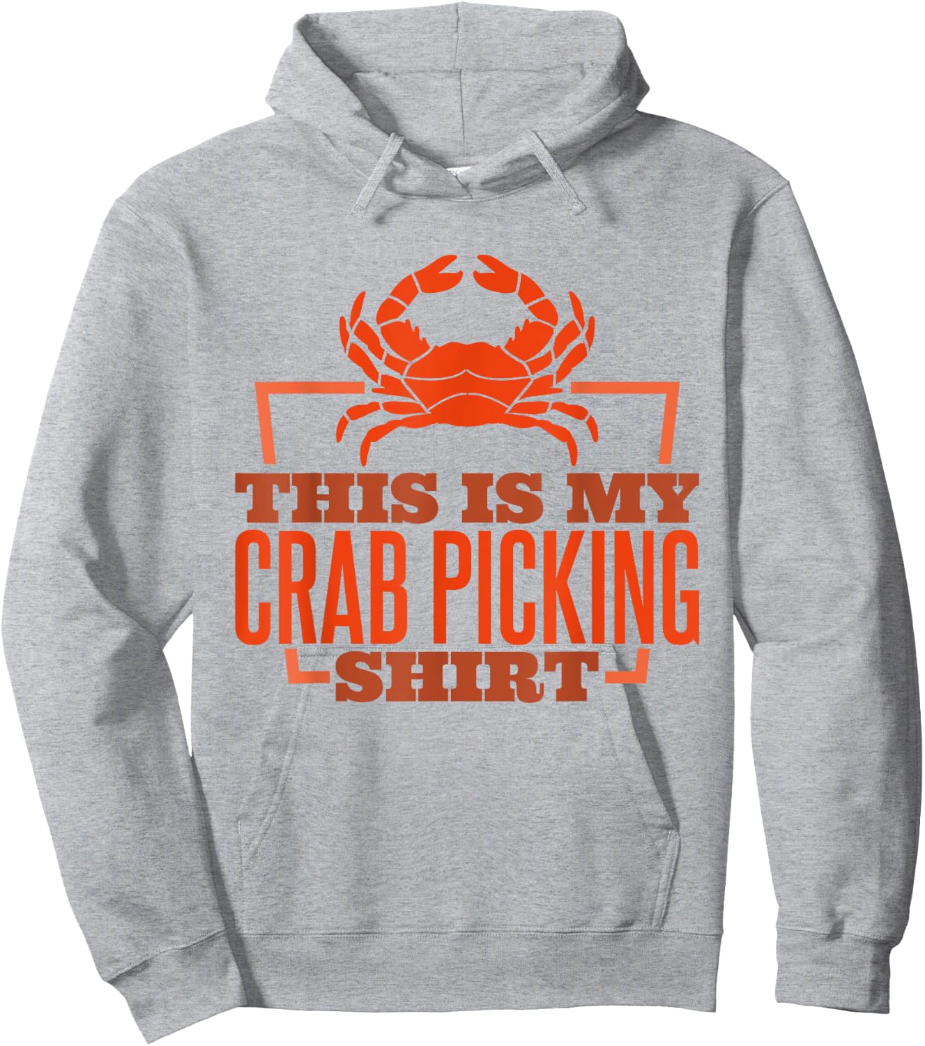 This Is My Crab Picking Shirt, Crab Fishing Crab Hunter Hoodie - Hoodie | Ash