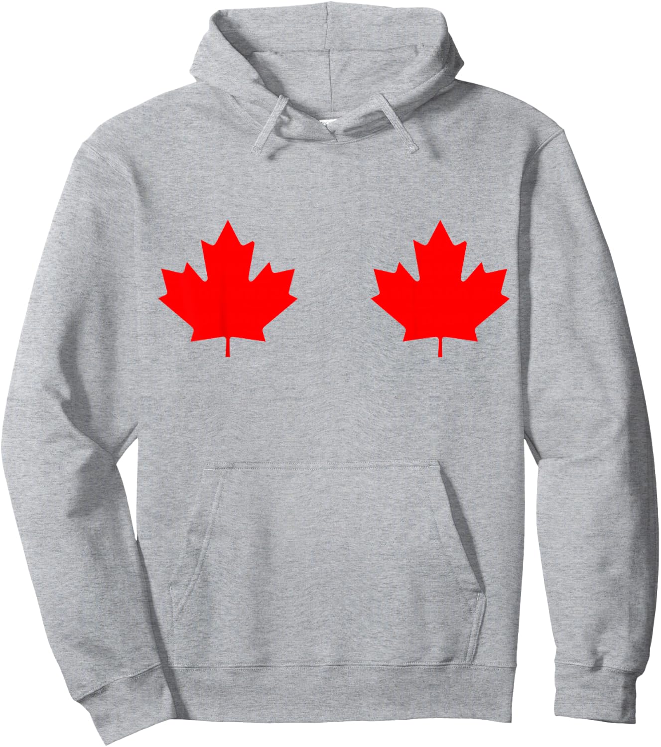 Maple Leaf Canada Day - Canadian Flag Hoodie - Hoodie | Ash