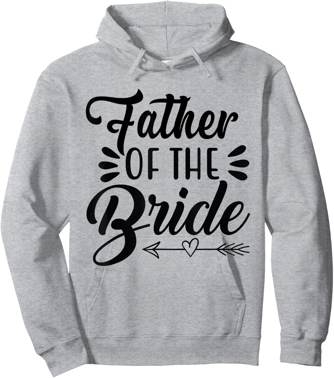 Father Of The Bride Wedding Party Family Bridal Shower Groom Hoodie - Hoodie | Ash