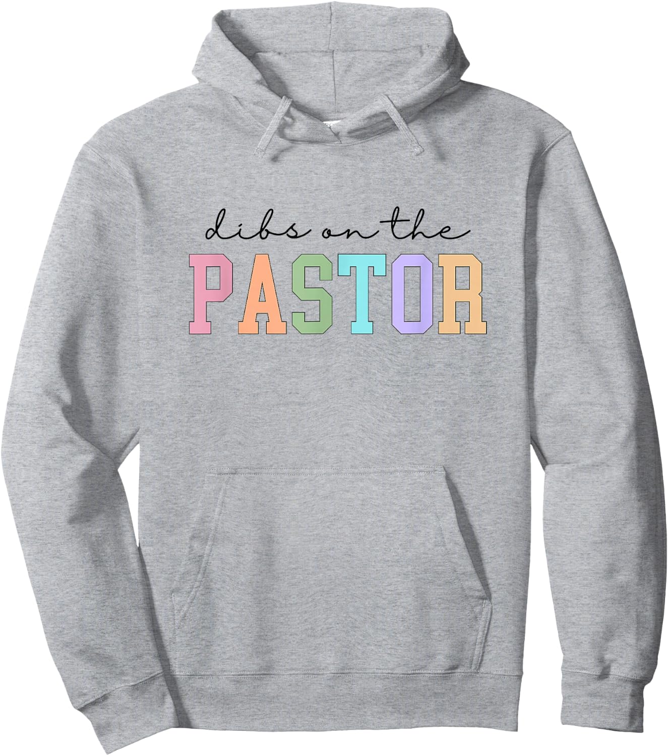 Dibs On The Pastor Christian Church Pastors Wife Hoodie - Hoodie | Ash