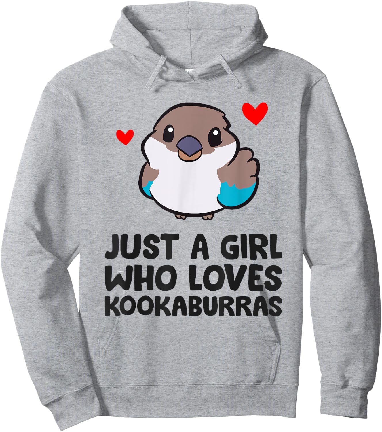 Just a Girl Who Loves Kookaburras Hoodie - Hoodie | Ash