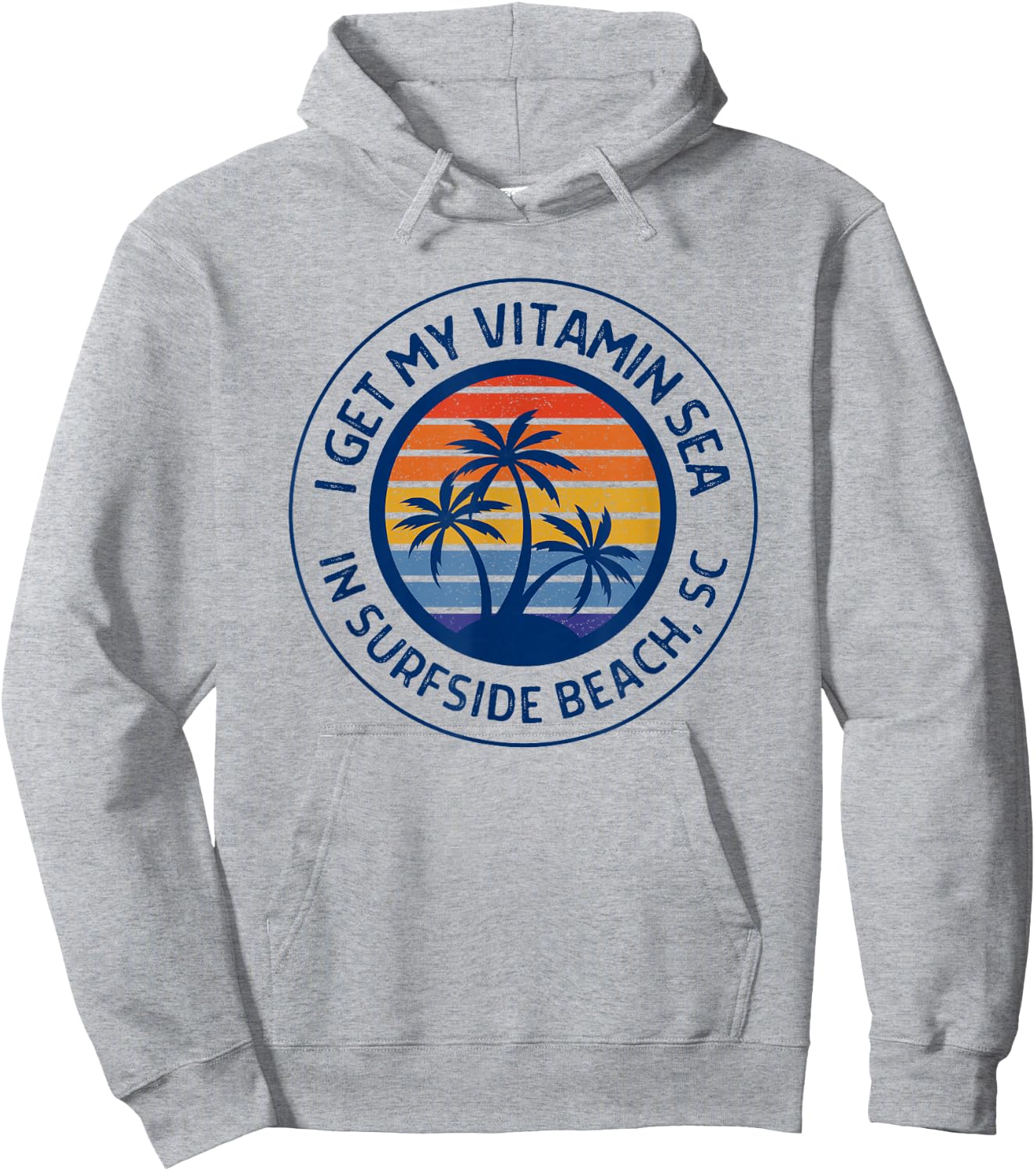 Surfside Beach SC Surfside Beach South Carolina Vacation Hoodie - Hoodie | Ash