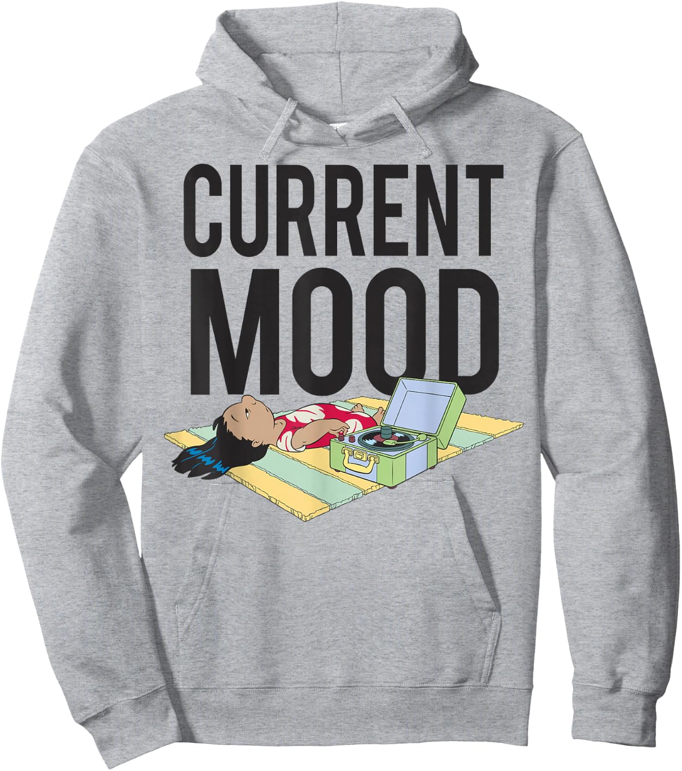 Disney Lilo & Stitch Lilo Current Mood Hoodie - Hoodie | Ash