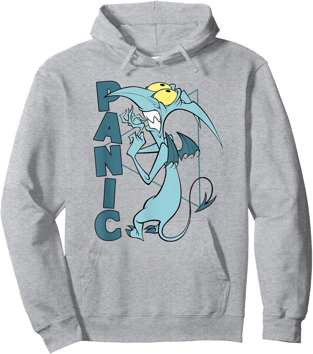 Disney Hercules Panic Geometric Name Portrait Hoodie - Hoodie | Ash
