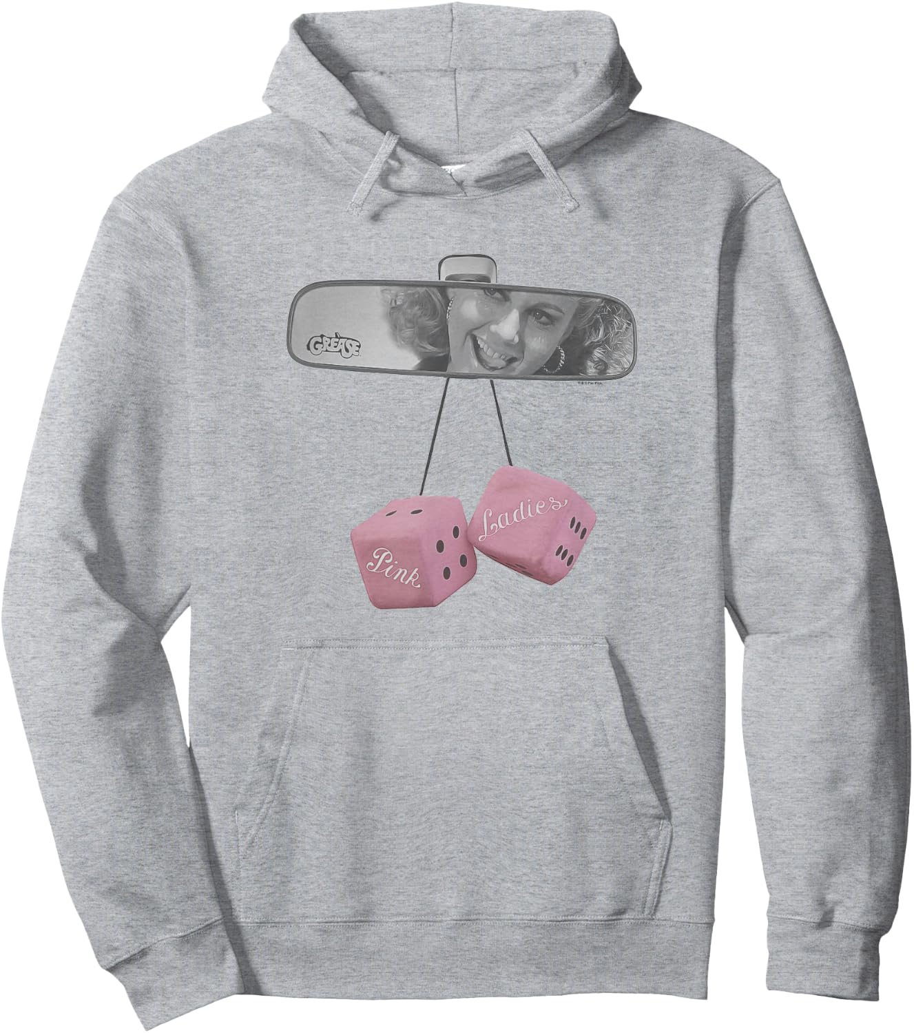 Grease - Sandy in the Rear View Hoodie - Hoodie | Ash