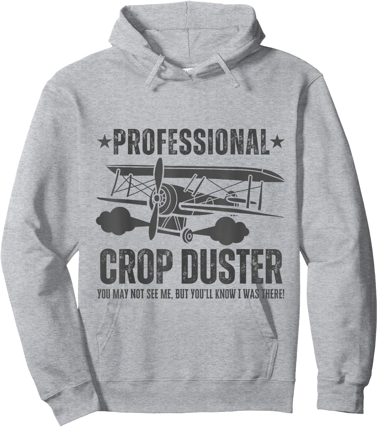 Crop Dusting Professional Crop Duster Funny Fart Hoodie - Hoodie | Ash