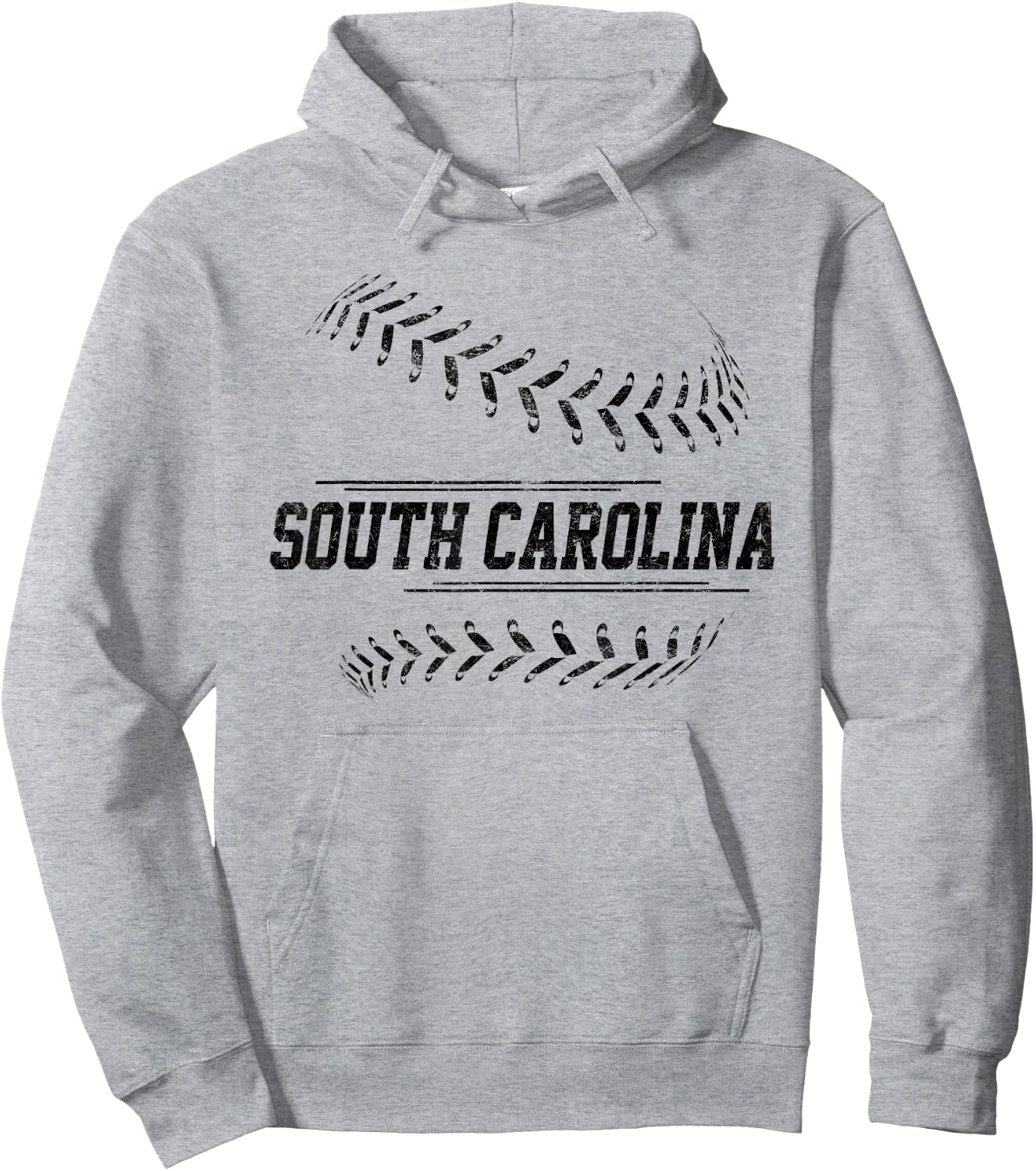 South Carolina Baseball State Pride Team Sport Hoodie - Hoodie | Ash
