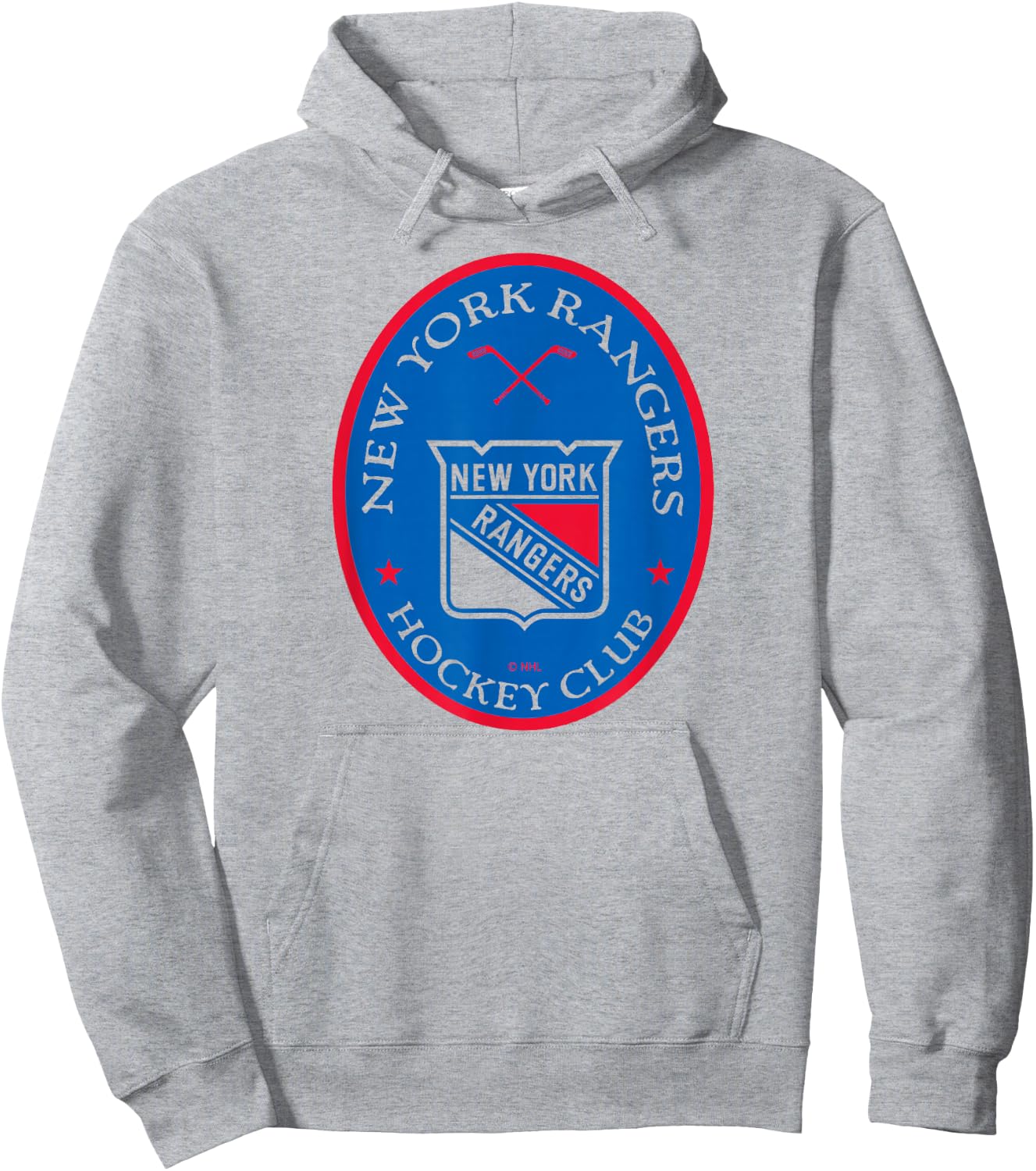 New York Rangers Iconic White Officially Licensed Hoodie - Hoodie | Ash