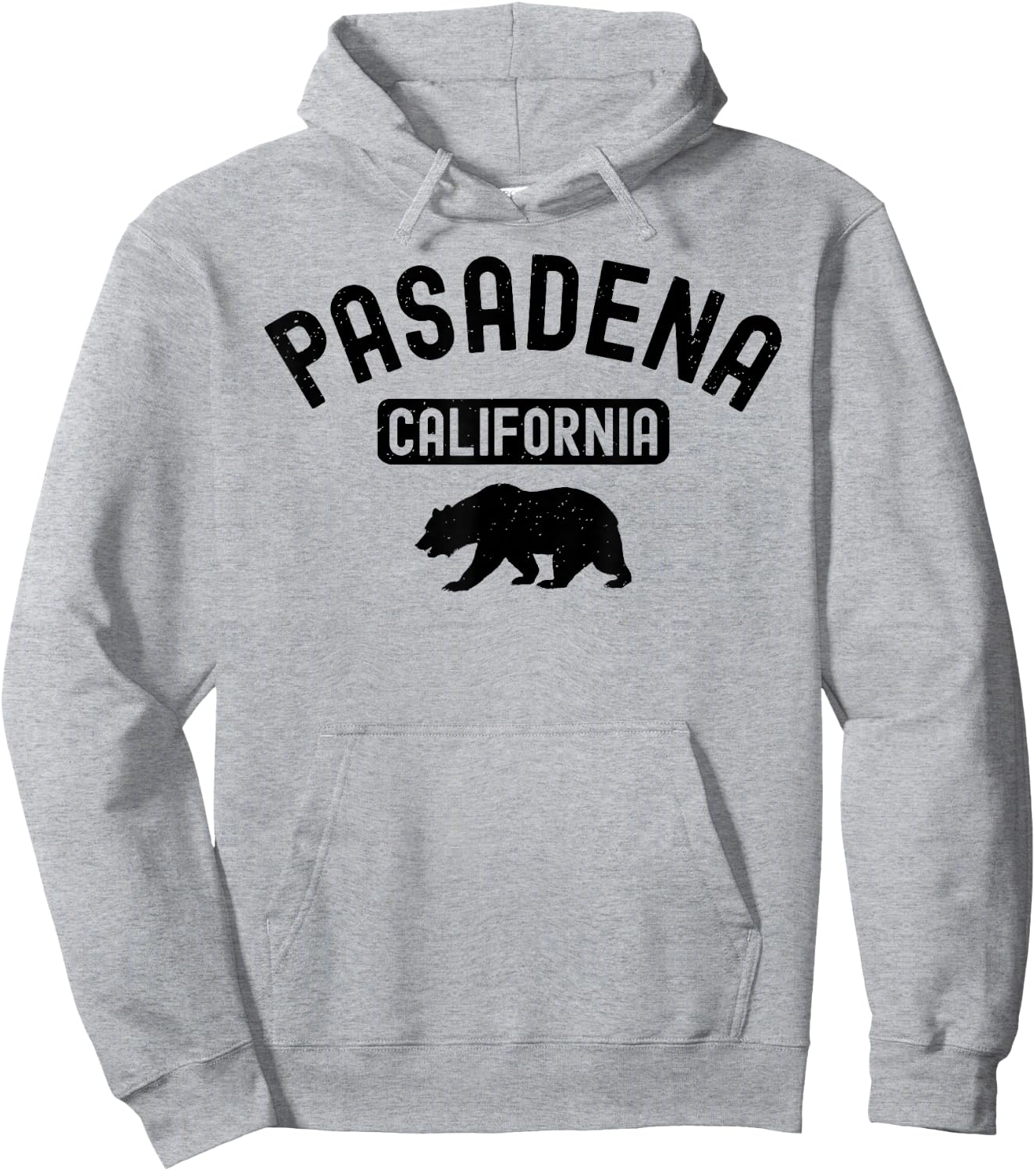 Pasadena California 626 Bear San Gabriel Valley Old Town Hoodie - Hoodie | Ash