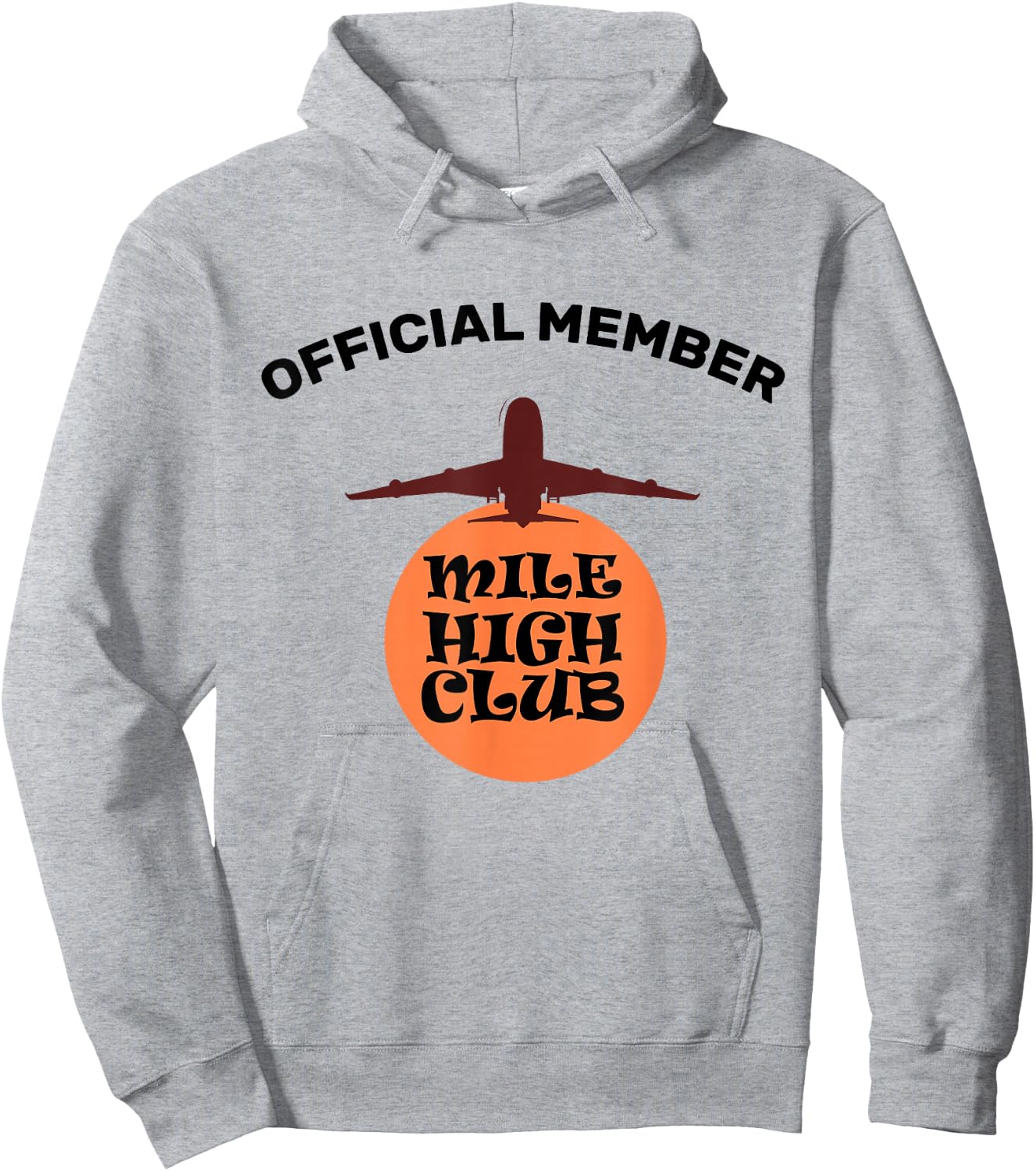 The Official Member of the Mile High Club Hoodie - Hoodie | Ash