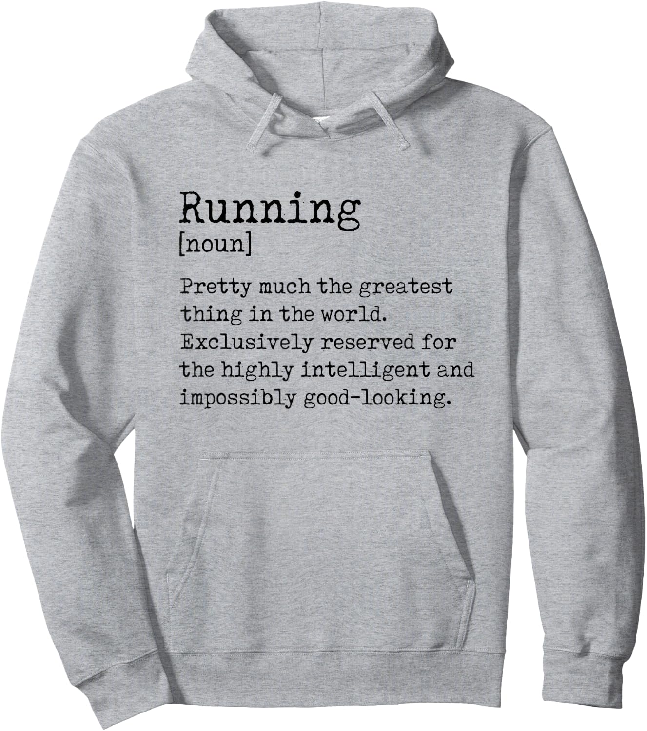 Definition Runner Graphic Running Jogger Sports Athlete Hoodie - Hoodie | Ash