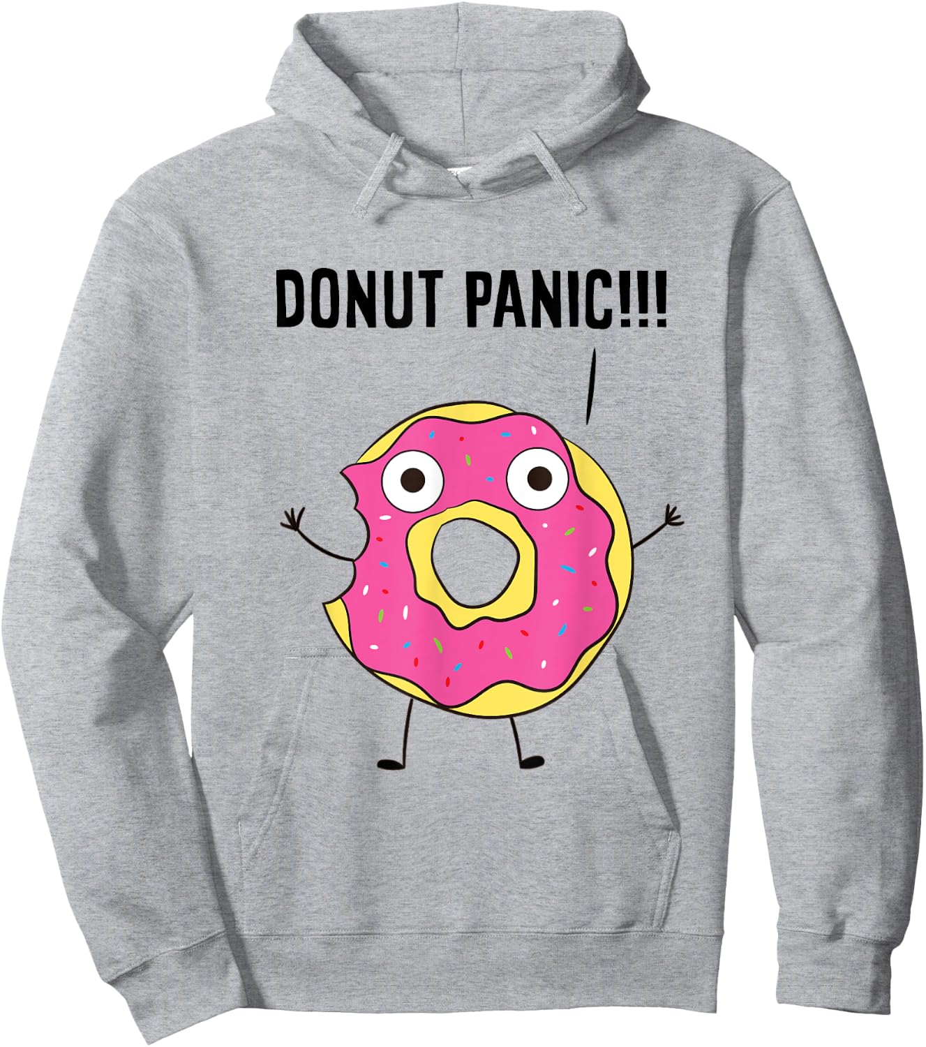 Donut No Panic Donut Panic Sweets Donut Panic Donuts Hoodie - Hoodie | Ash