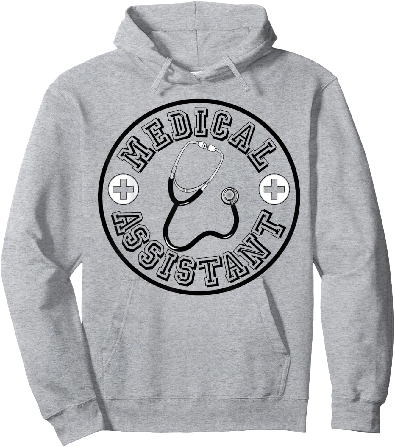 Medical Assistant T Shirt Hoodie - Hoodie | Ash
