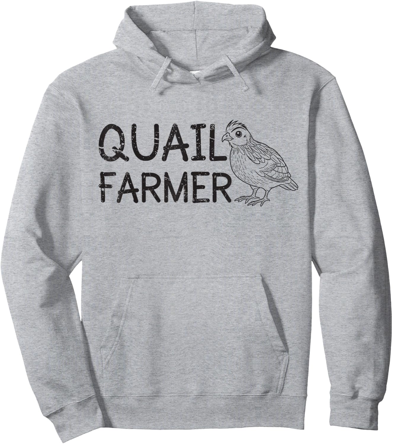 Coturnix Quail Lovers Funny Quail Breeder Quail Farmer Hoodie - Hoodie | Ash