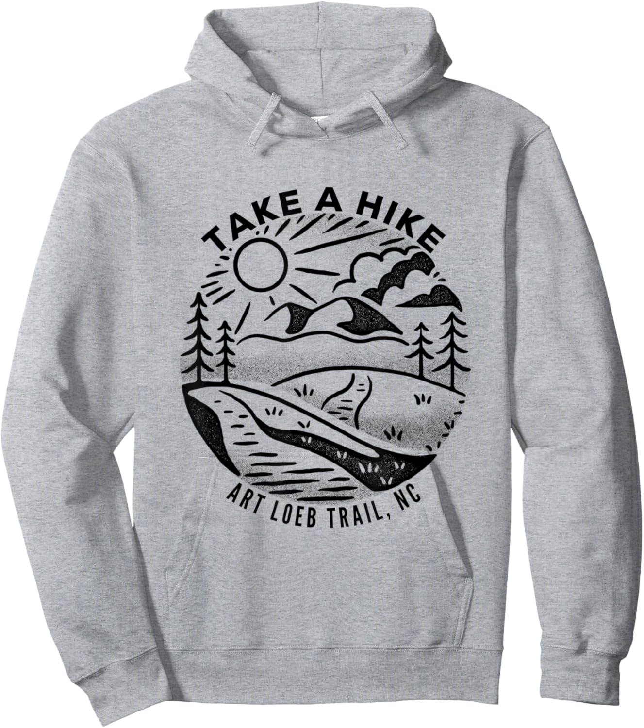 Take a Hike - Art Loeb Trail Hoodie - Hoodie | Ash