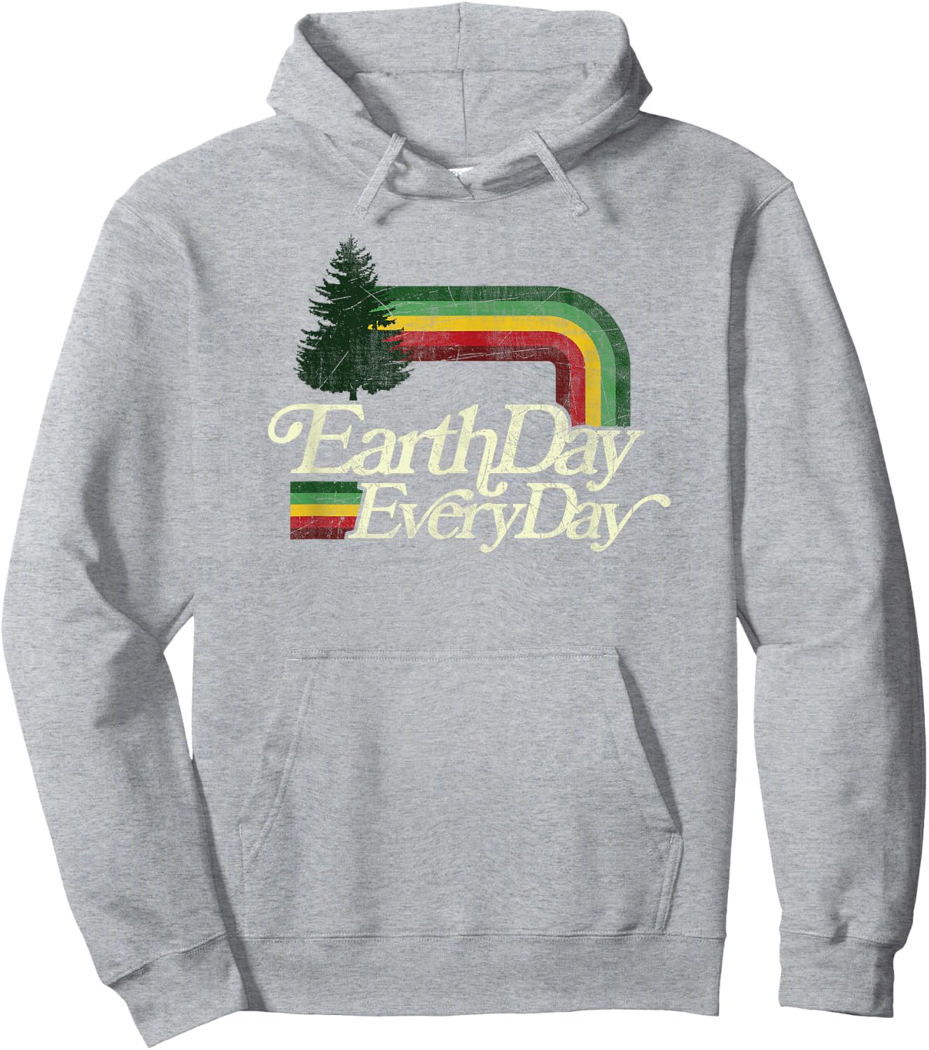 Cute Earth Day Everyday Retro Vintage Hoodie - Hoodie | Ash