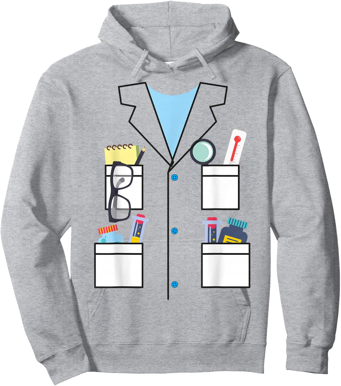 Scientist Halloween Costume Cute Chemist Science Hoodie - Hoodie | Ash