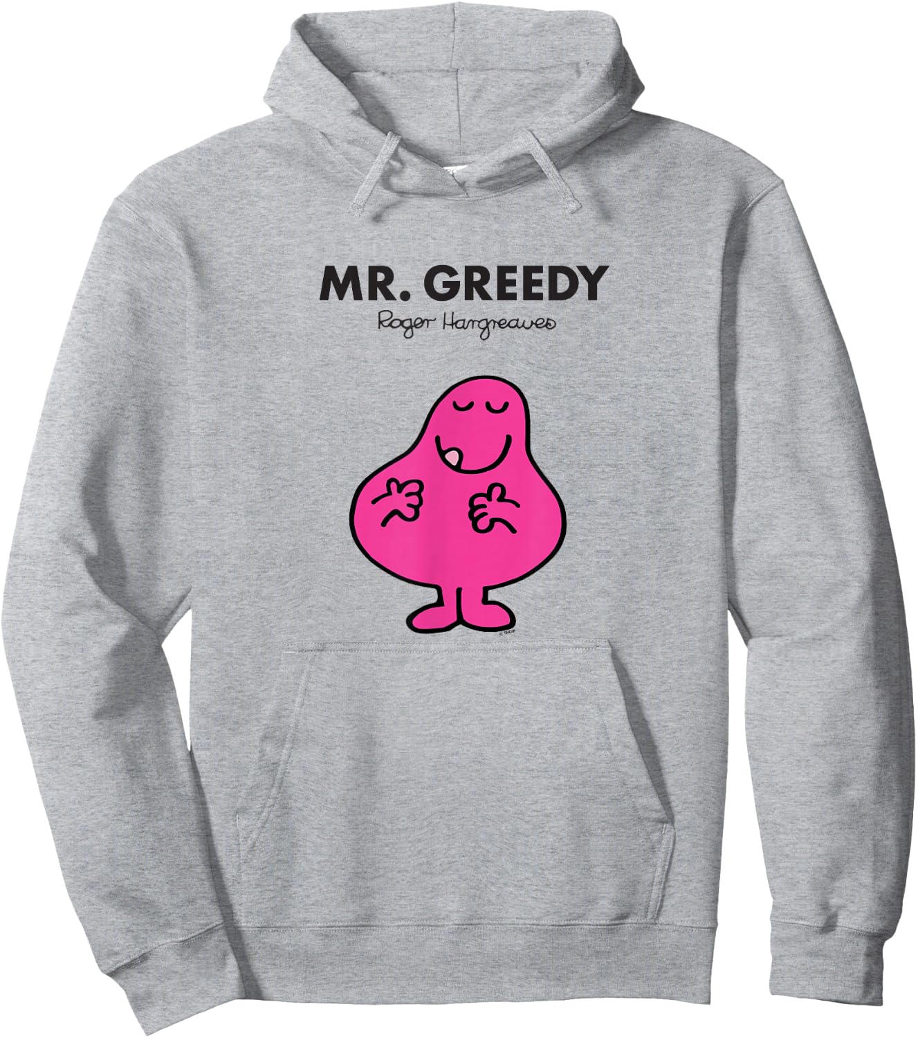 Mr. Men Mr. Greedy Hoodie - Hoodie | Ash