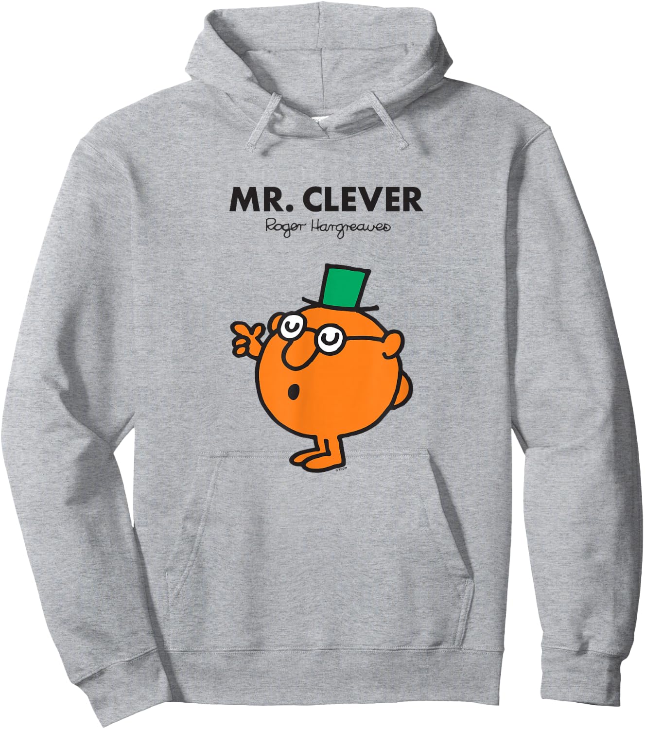 Mr. Men Mr. Clever Hoodie - Hoodie | Ash