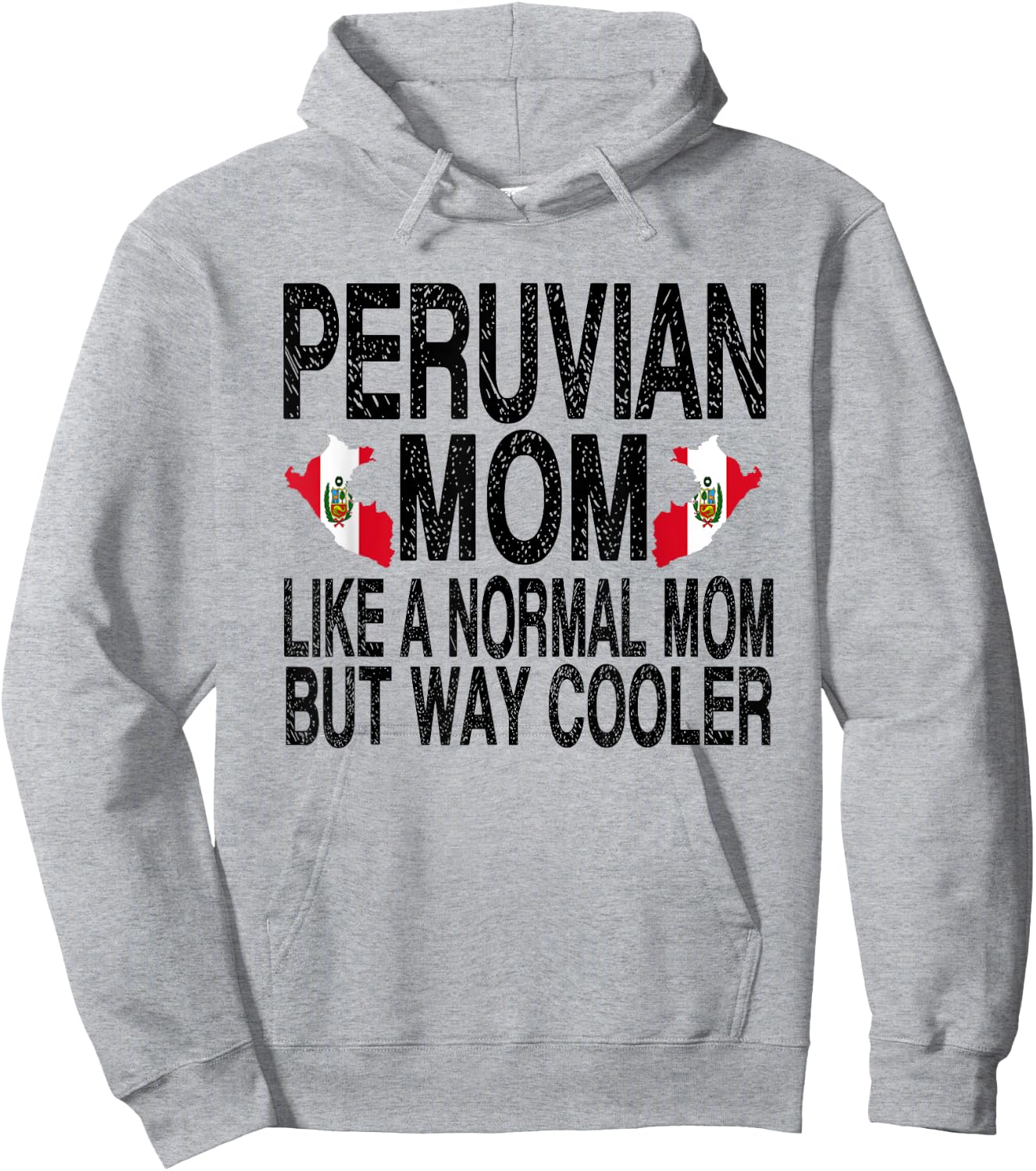Peruvian Mom - Peruvian Mother's Day Hoodie - Hoodie | Ash