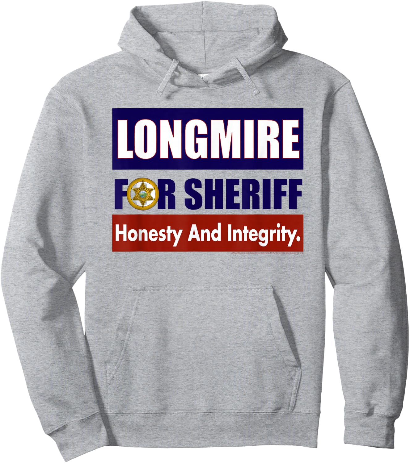 Longmire for Sheriff Hoodie - Hoodie | Ash