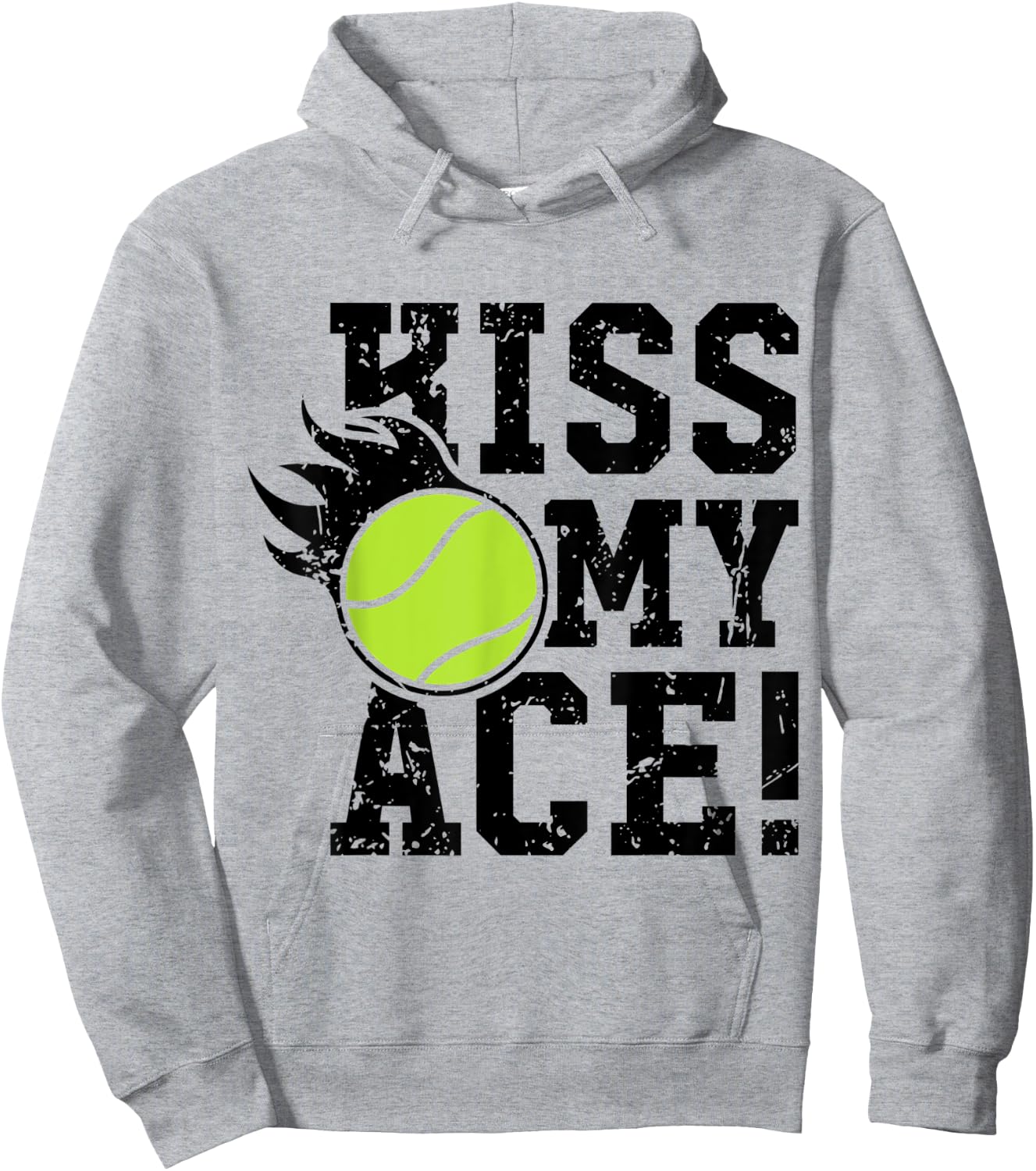 Kiss my Ace Tennis Hoodie - Hoodie | Ash