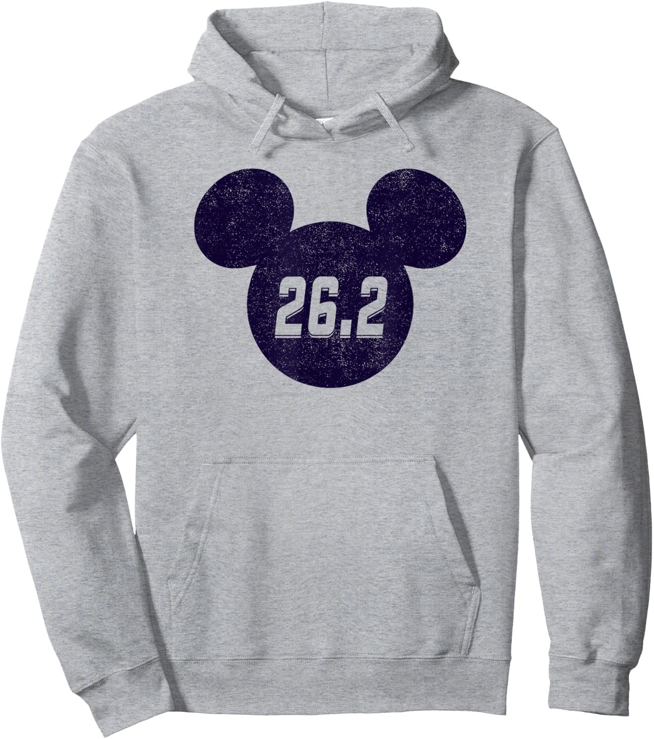 Disney Mickey Mouse Marathon 26.2 Fitness Runner Hoodie - Hoodie | Ash