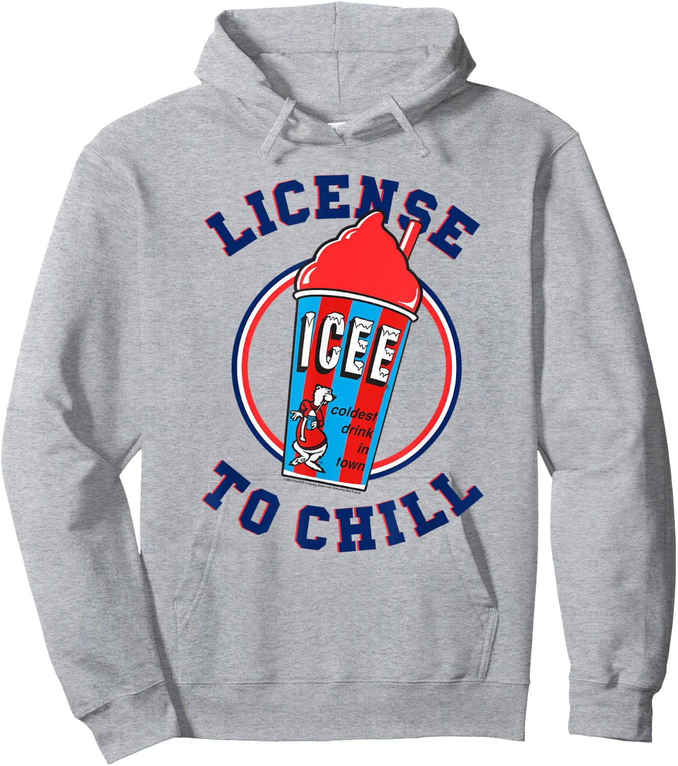 ICEE Classic License To Chill Hoodie - Hoodie | Ash