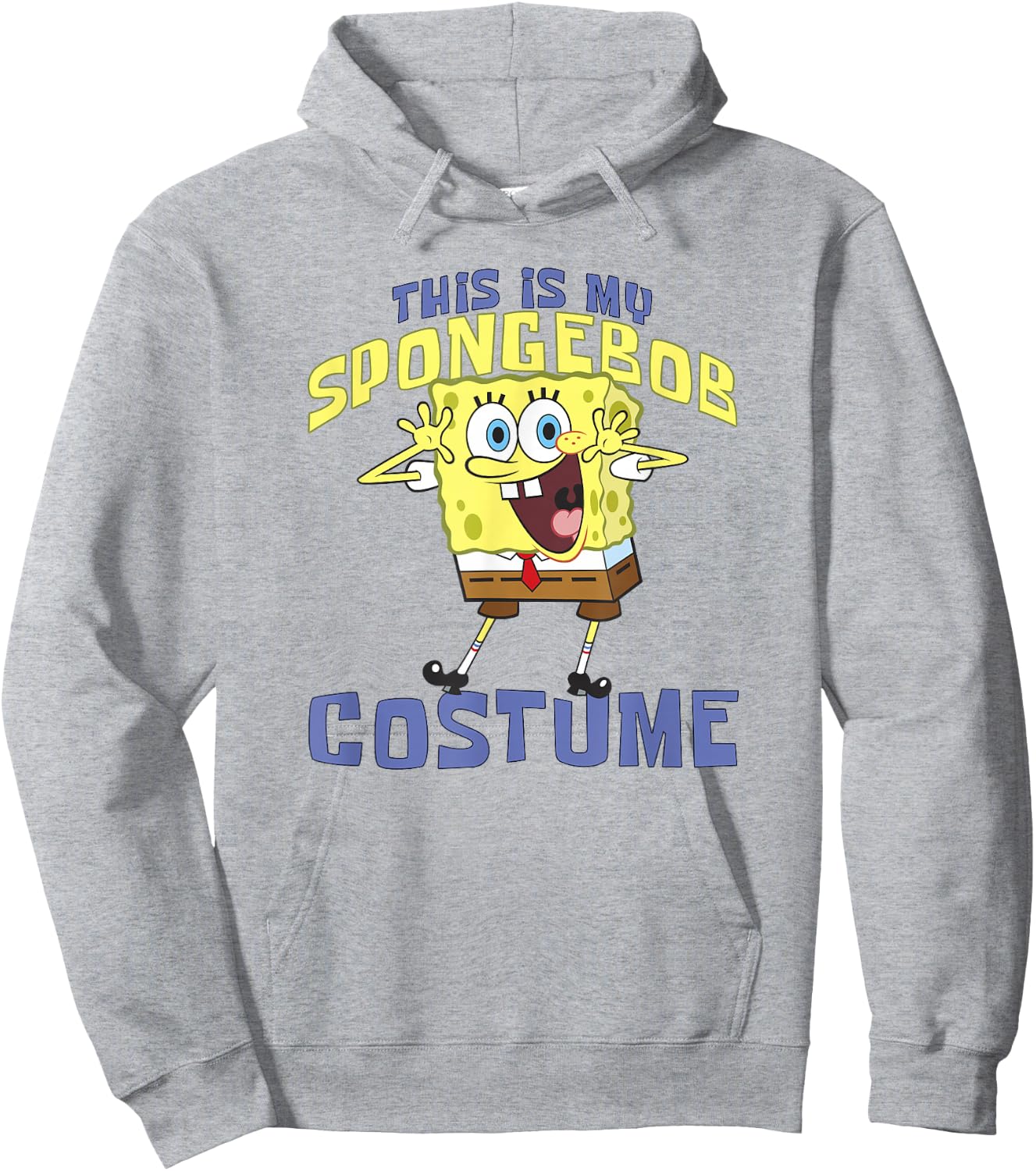 SpongeBob SquarePants Halloween This Is My SpongeBob Costume Hoodie - Hoodie | Ash