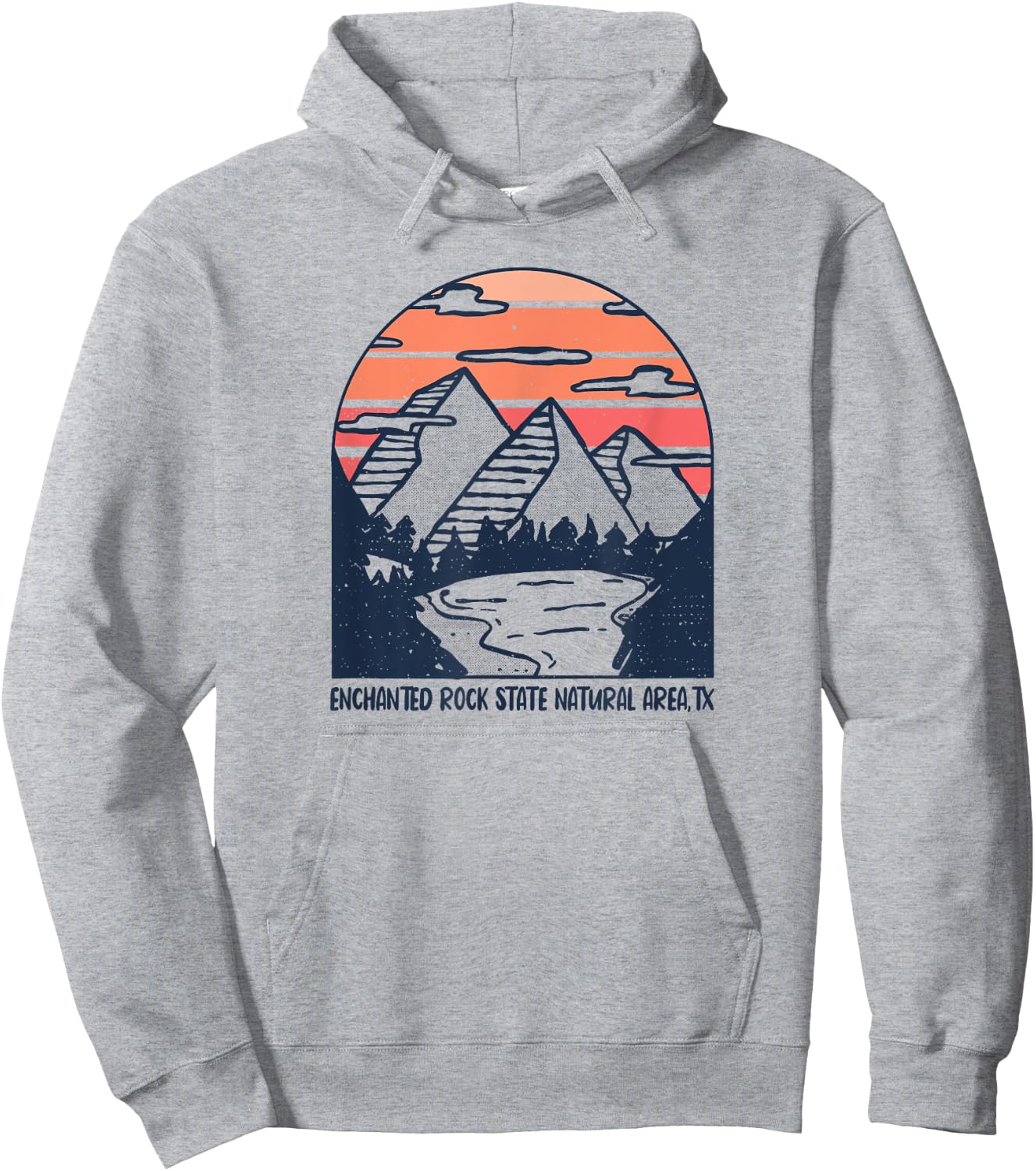 Enchanted Rock Natural Area Texas Outdoors Camping Hiking Hoodie - Hoodie | Ash