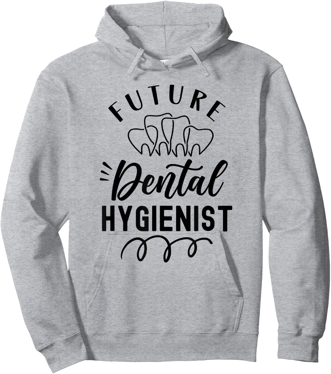 Future Dental Hygienist Clinic Dentist Hygiene Team Hoodie - Hoodie | Ash