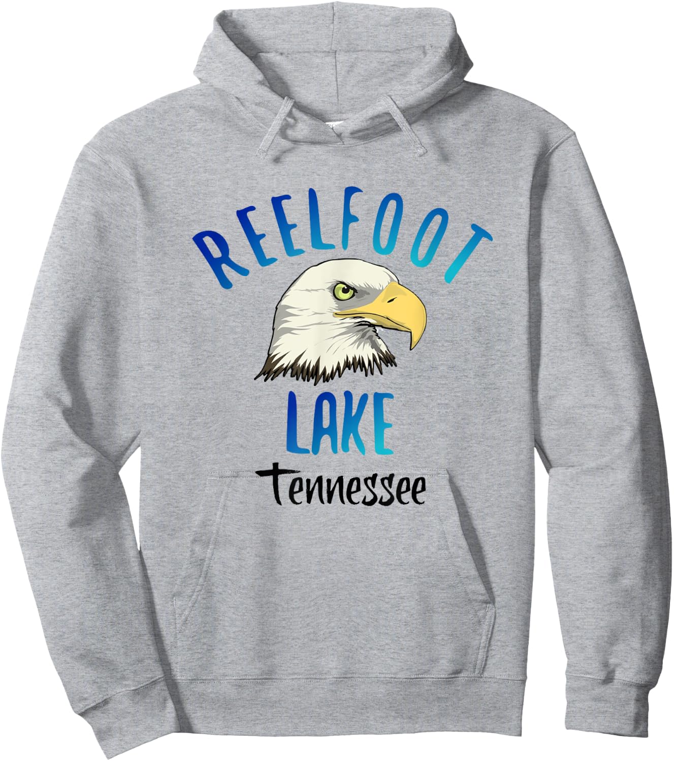 Reelfoot Lake State Park Tennessee Bald Eagle Hoodie - Hoodie | Ash