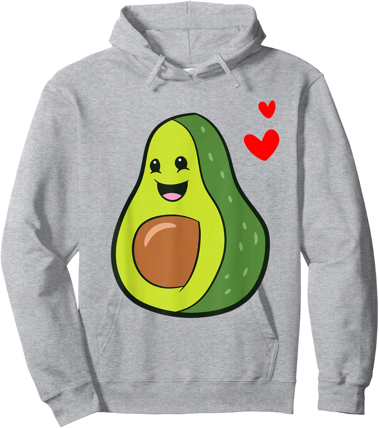 Avocado Vegan Vegetarian Love Avocados Hoodie - Hoodie | Ash