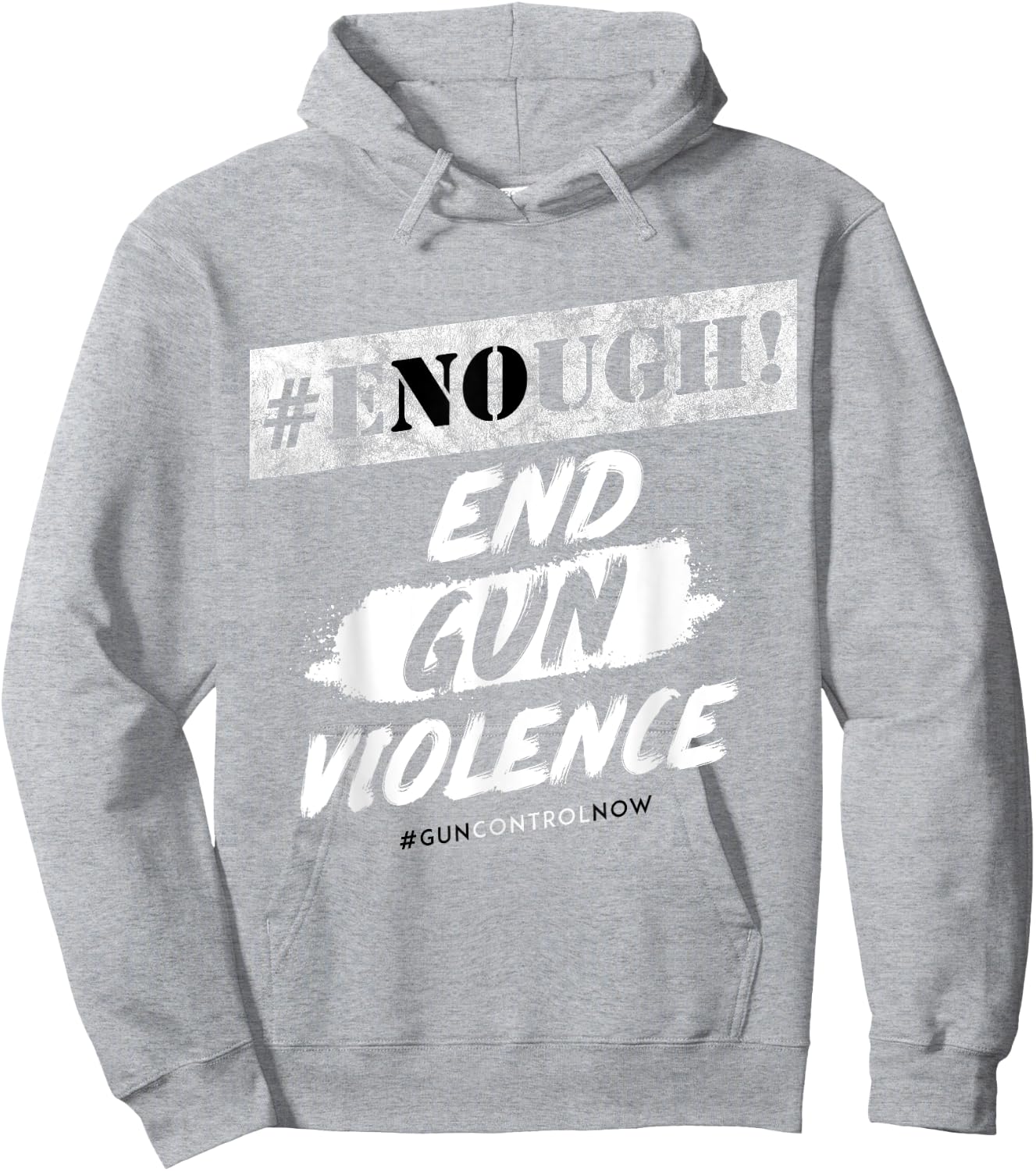 #Enough - Wear Orange No More Silence Stop Gun Violence Hoodie - Hoodie | Ash
