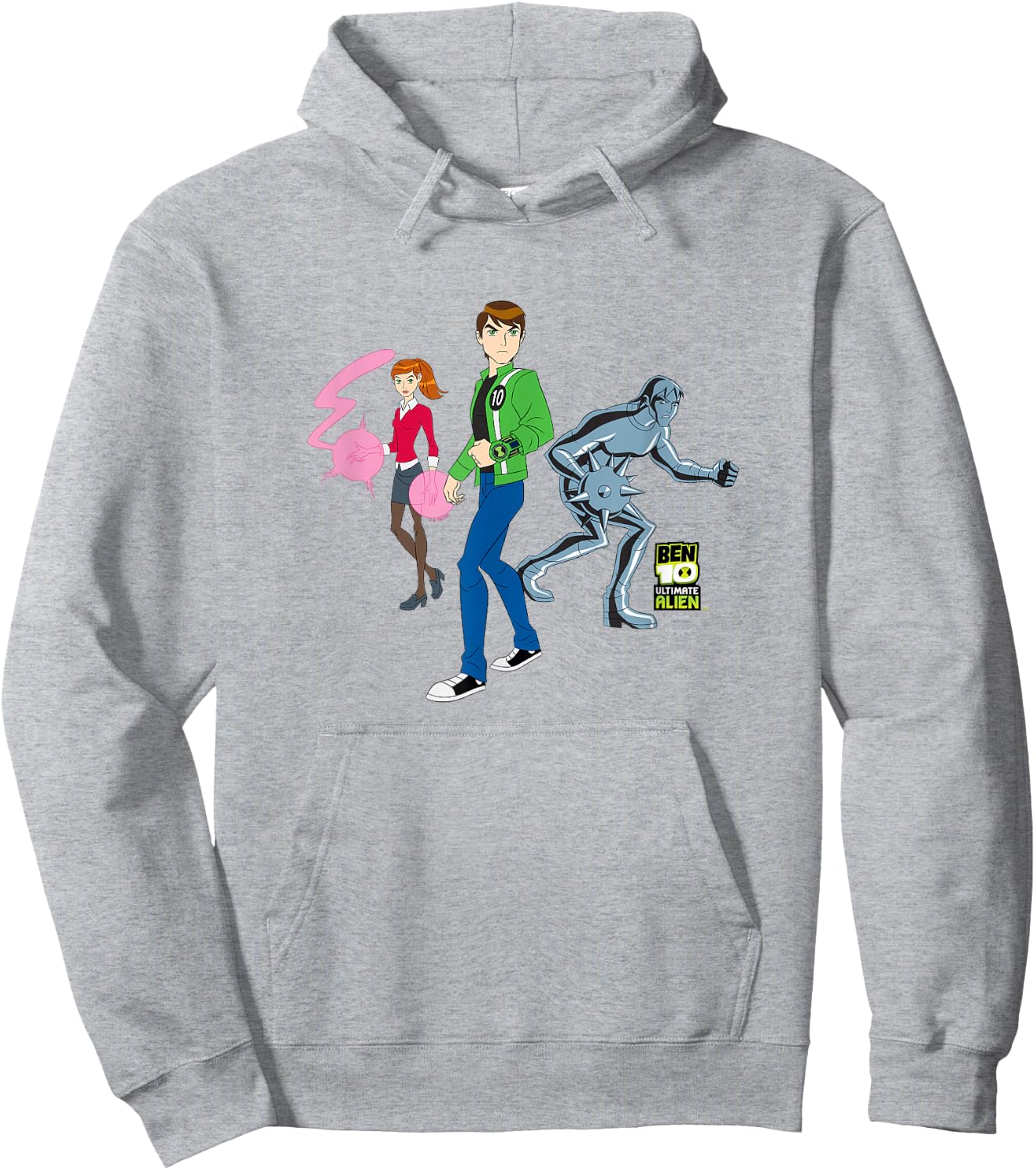 Ben 10 Ultimate Alien: Cosmic Destruction Ben Gwen & Kevin Hoodie - Hoodie | Ash