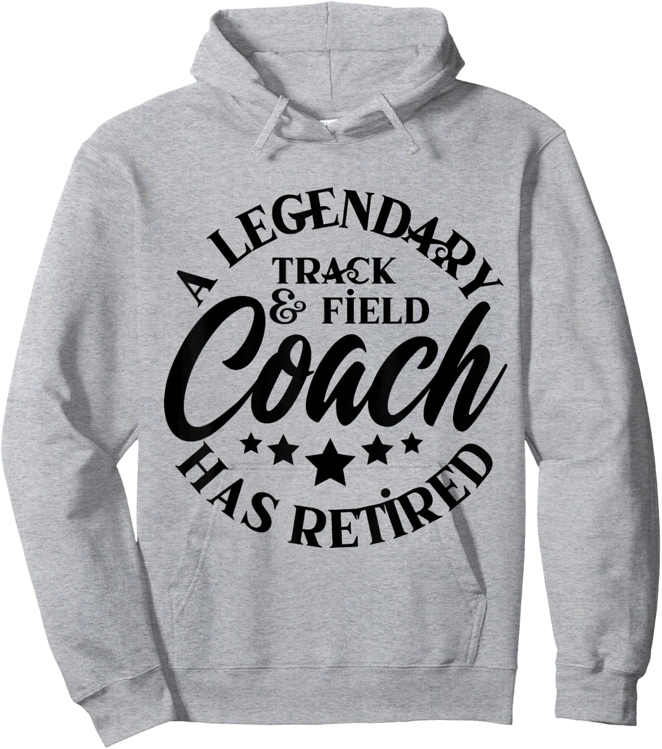 Retired Track & Field Coach Class 2022 2023 Retirement Men Hoodie - Hoodie | Ash