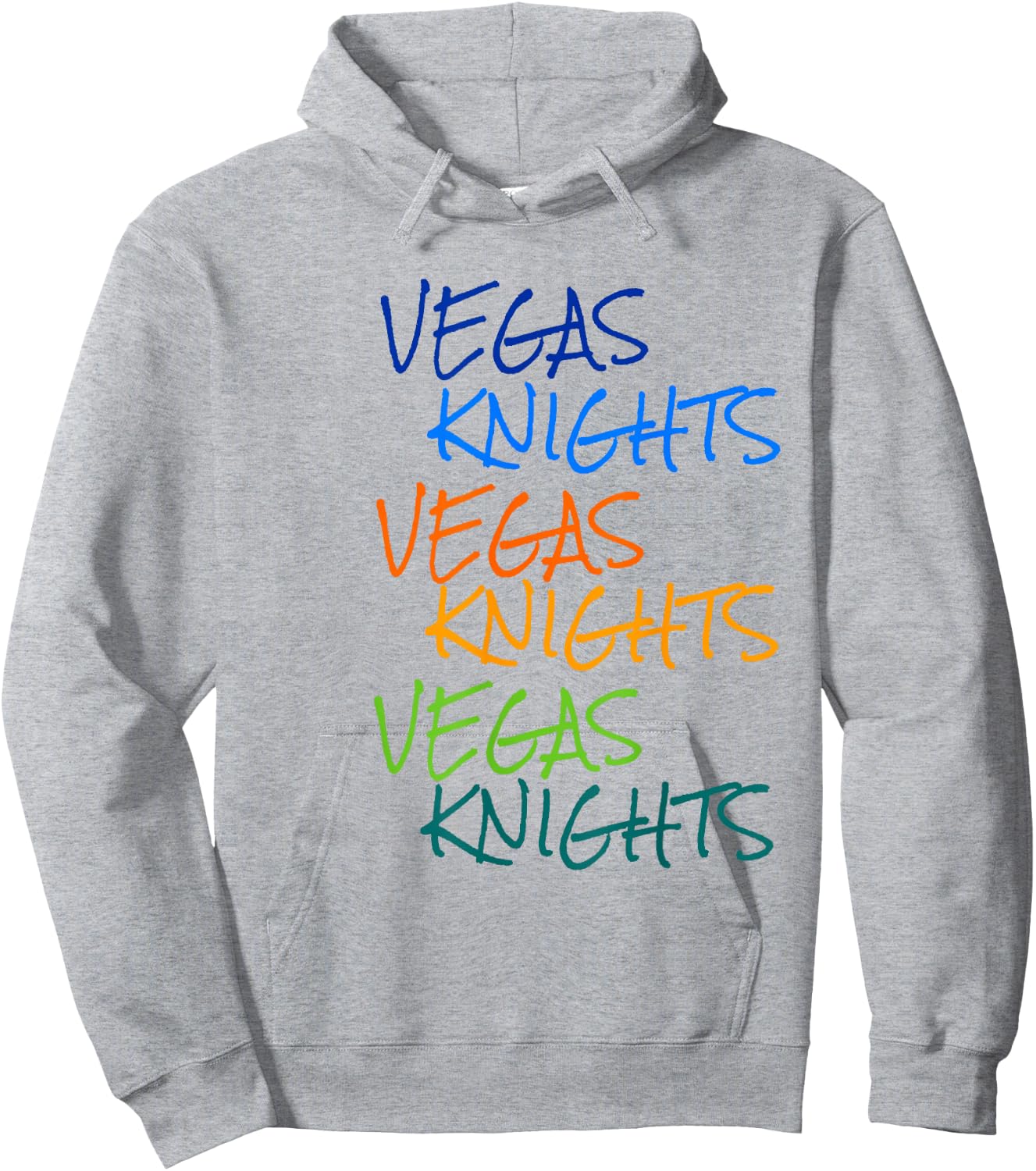 Vegas Knights VGK Colorful Rainbow /Youth Hoodie - Hoodie | Ash