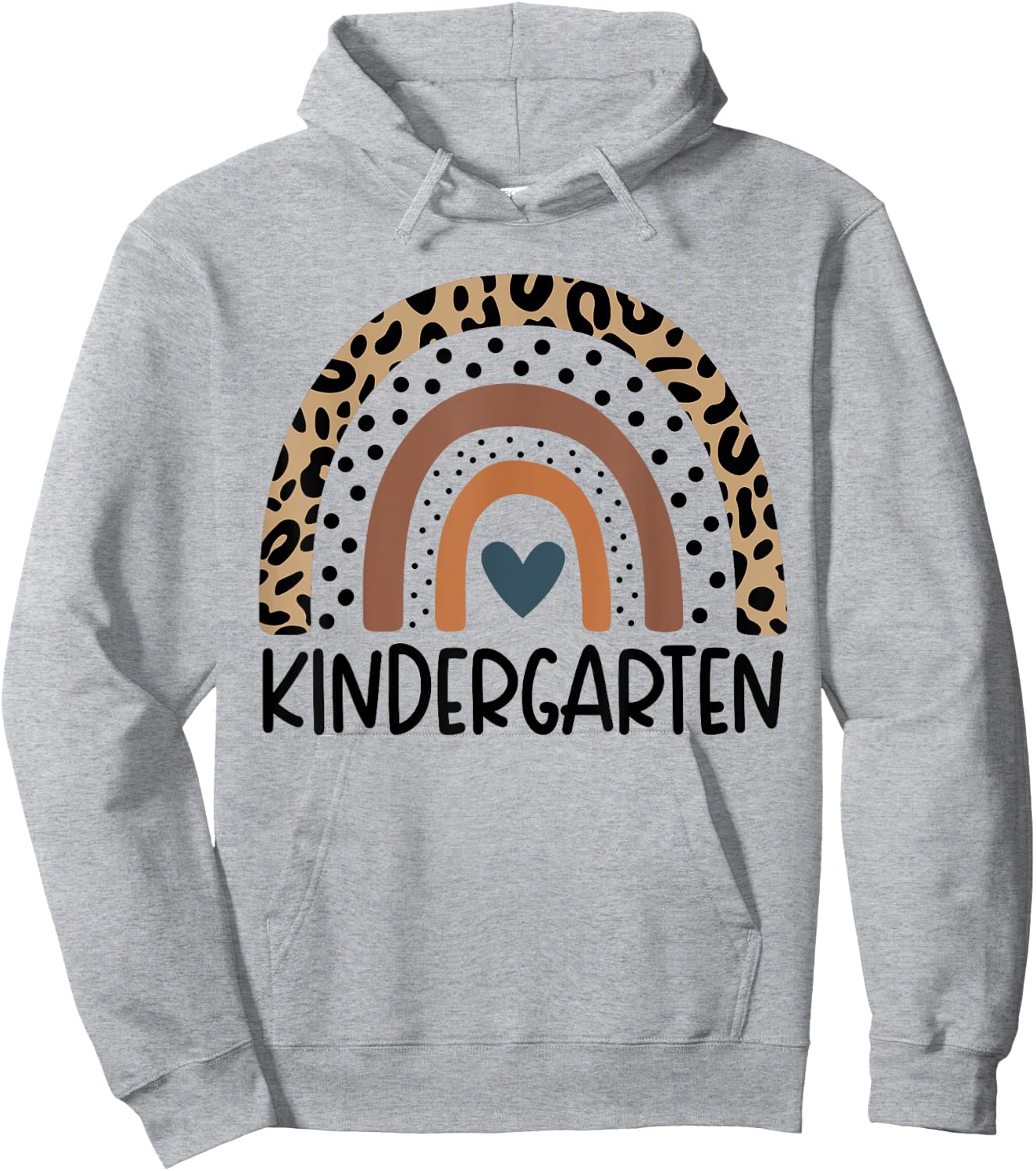 Kindergarten Rainbow teacher Welcome Back To School Teacher Hoodie - Hoodie | Ash