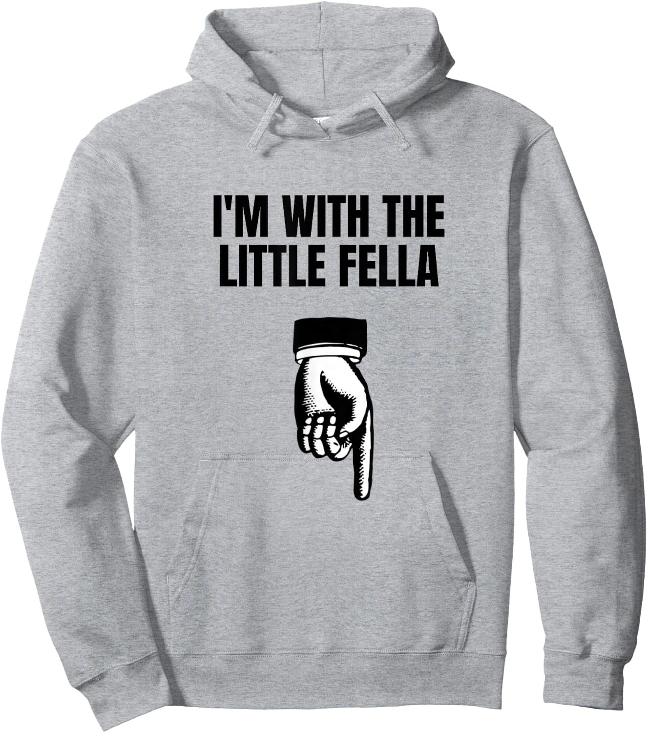 I'm with The Little Fella Embarrassing Vacation Swap Hoodie - Hoodie | Ash