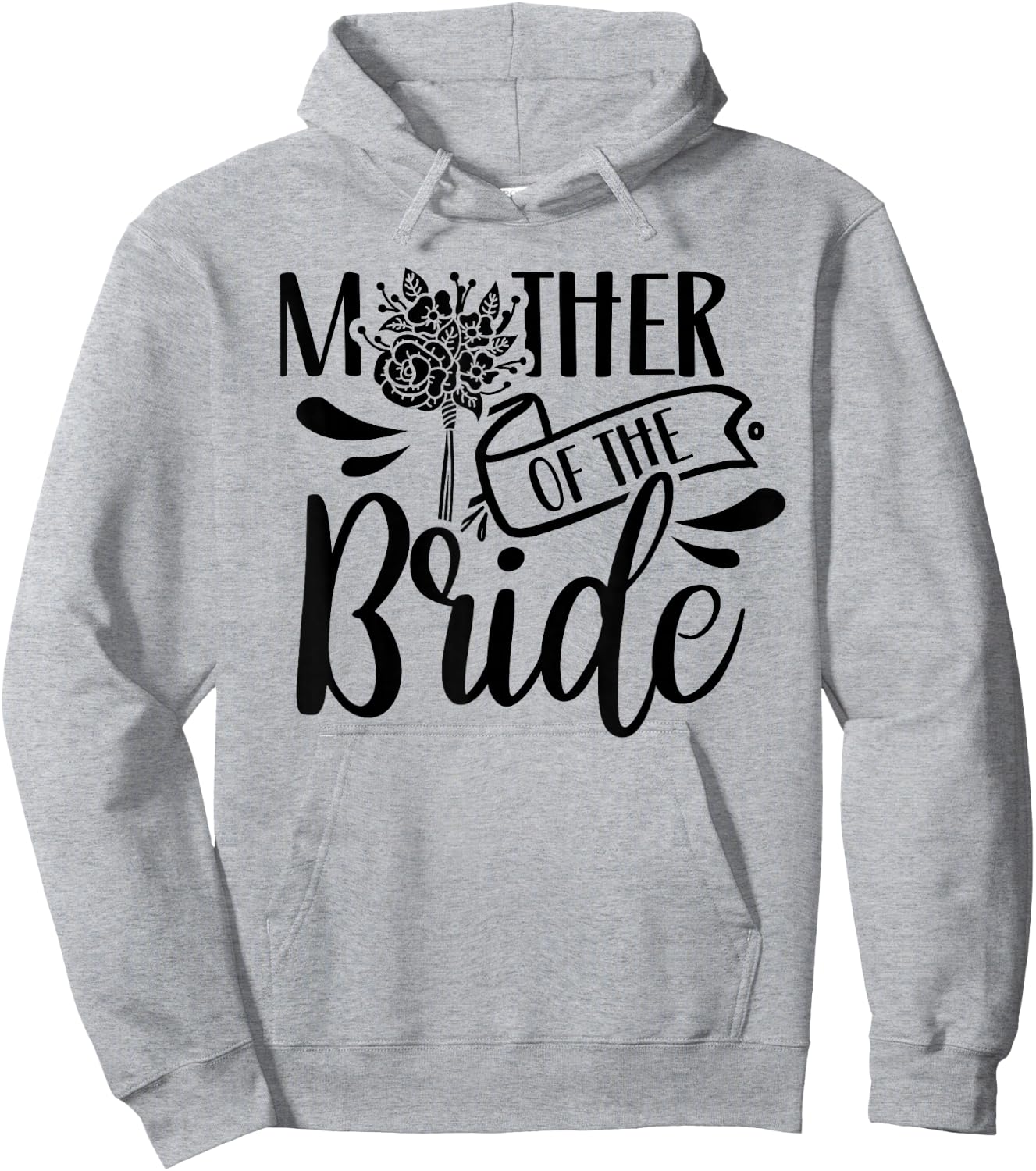 Mother Of The Bride Bachelorette Cute Party Wedding Mom Hoodie - Hoodie | Ash