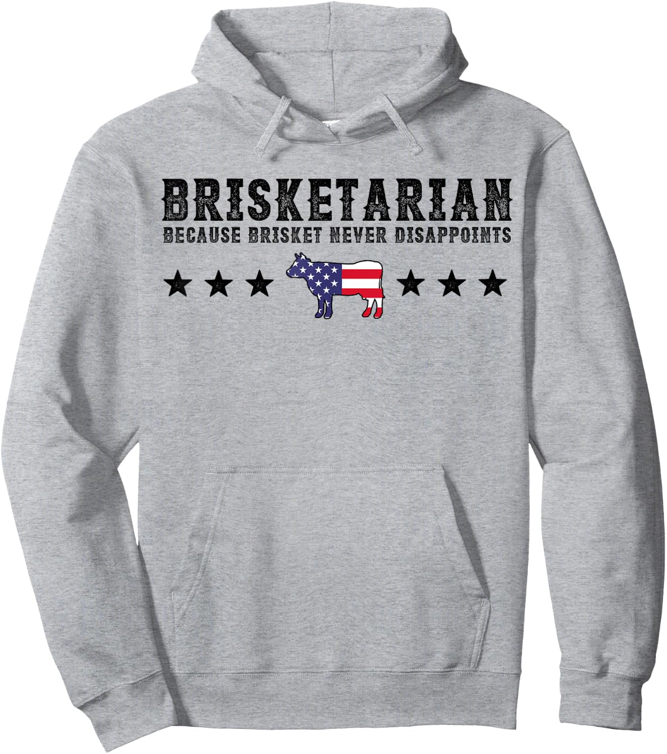 Brisketarian Because Brisket Never Disappoints BBQ Lover Hoodie - Hoodie | Ash