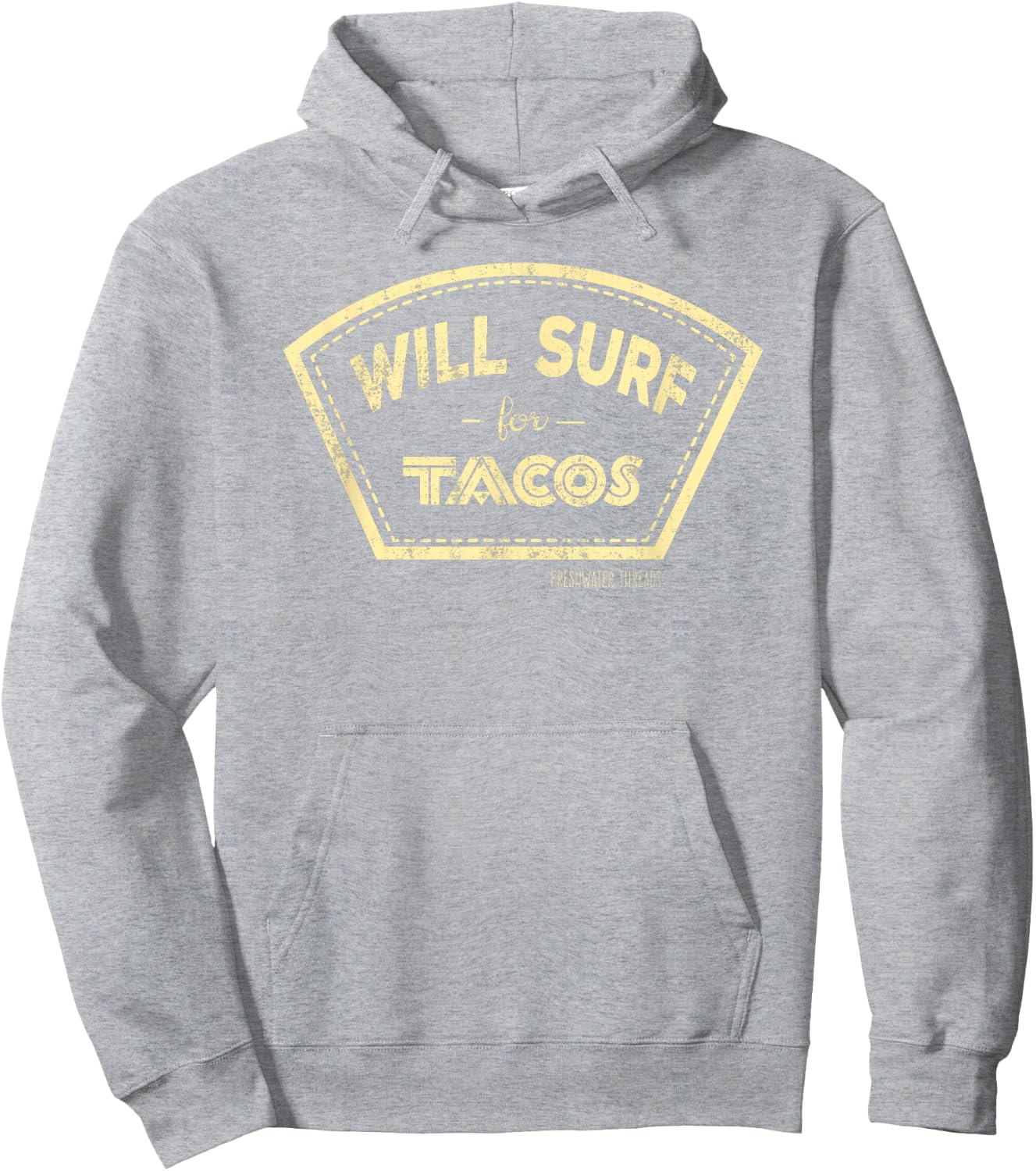 Will Surf For Tacos Kids Hoodie - Hoodie | Ash