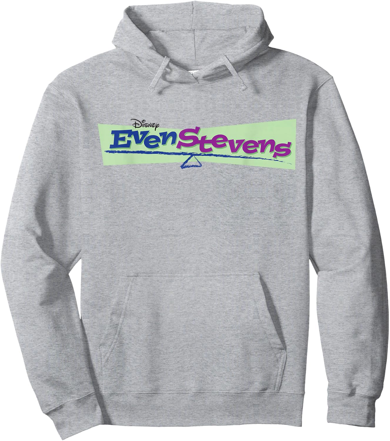 Disney Channel Even Stevens Series Logo Hoodie - Hoodie | Ash