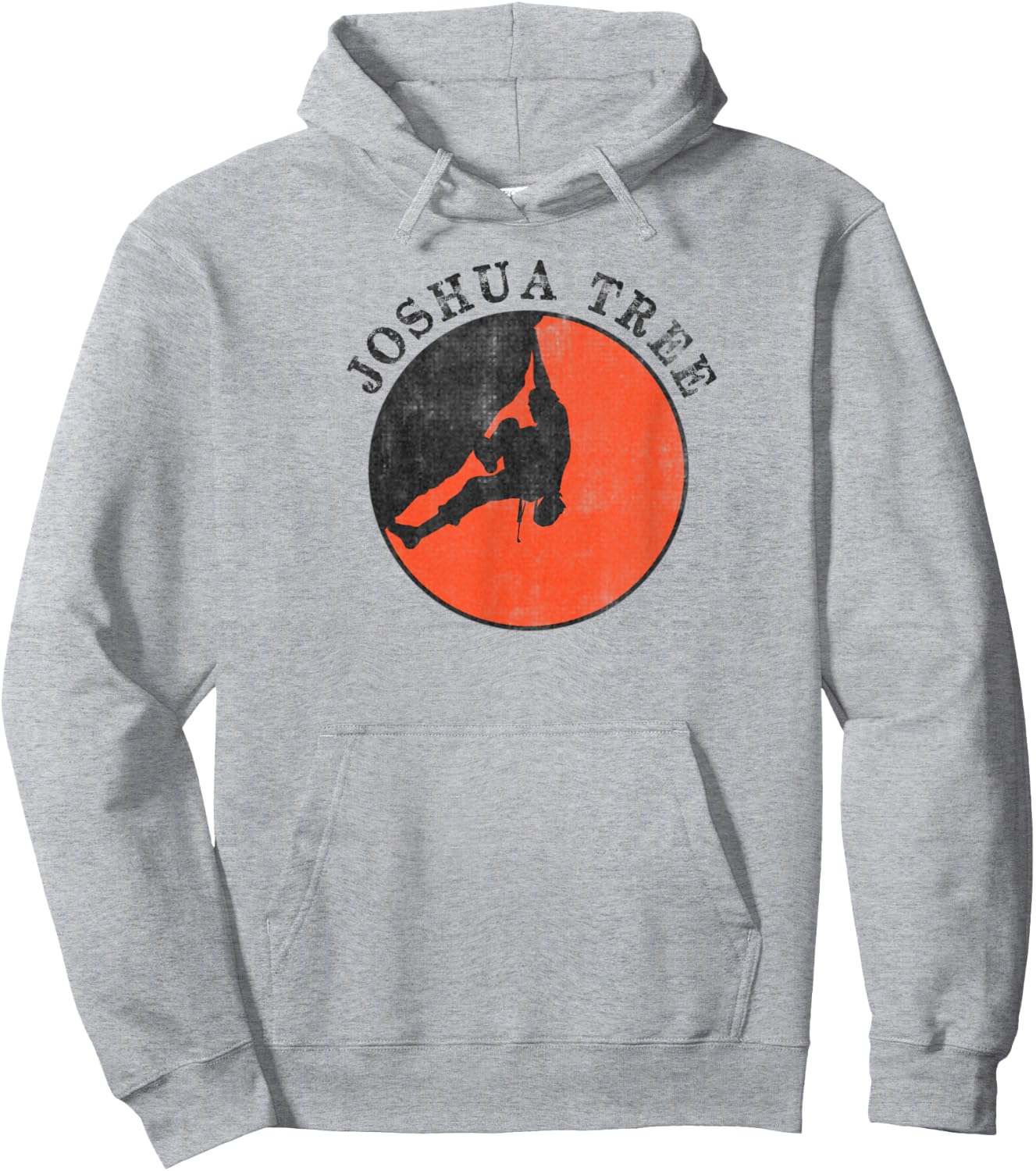 JOSHUA TREE Distressed Bouldering Rock Climbing Hoodie - Hoodie | Ash