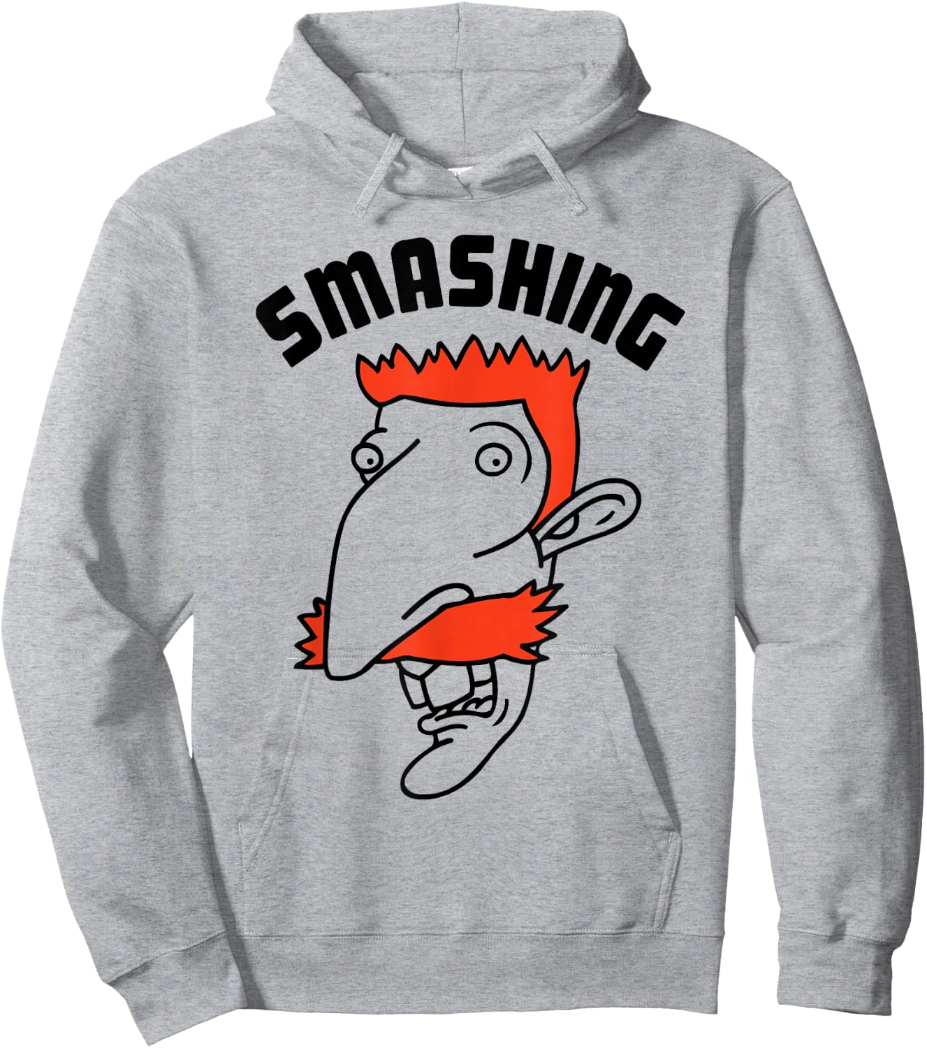 The Wild Thornberrys "Smashing" Nigel's Head Hoodie - Hoodie | Ash