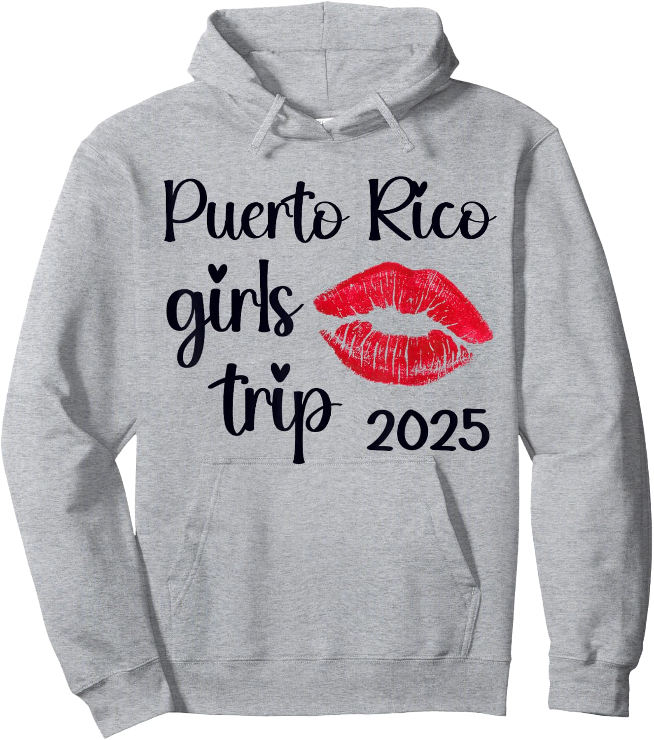 Girls Trip 2025 Puerto Rico Weekend Summer Vacation Hoodie - Hoodie | Ash