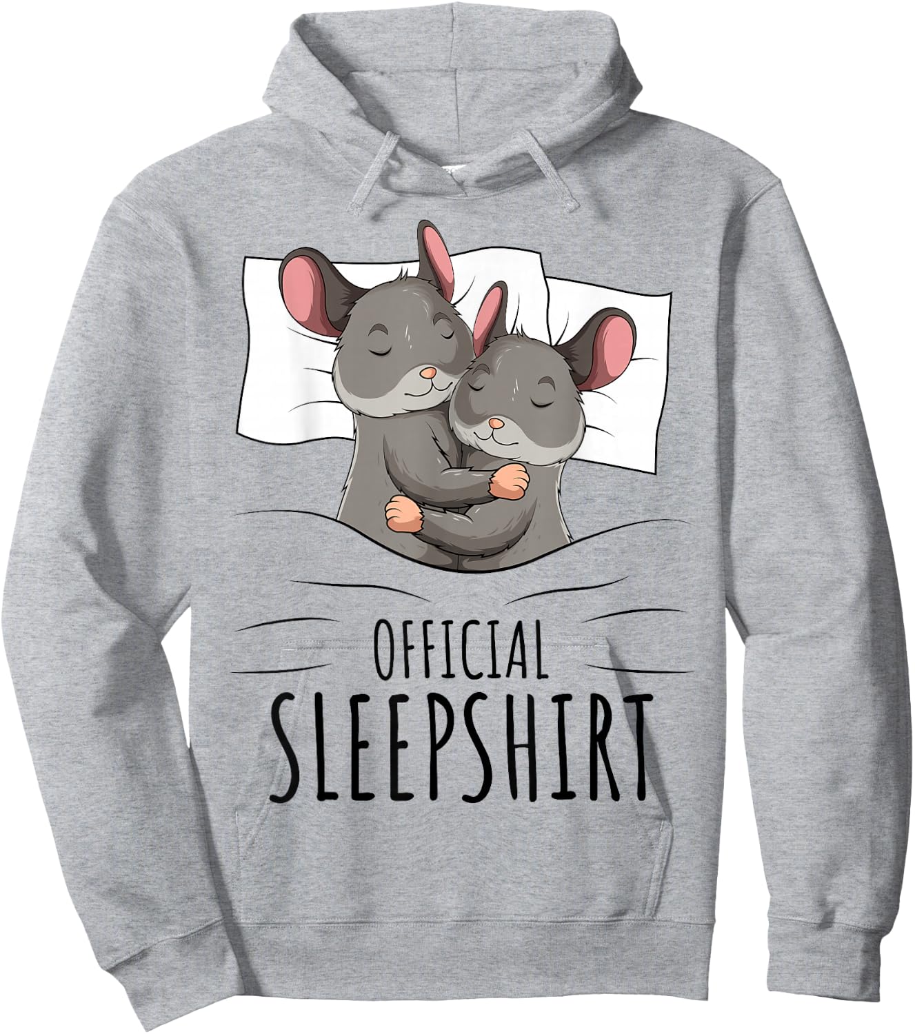 Chinchilla Official Sleepshirt Hoodie - Hoodie | Ash